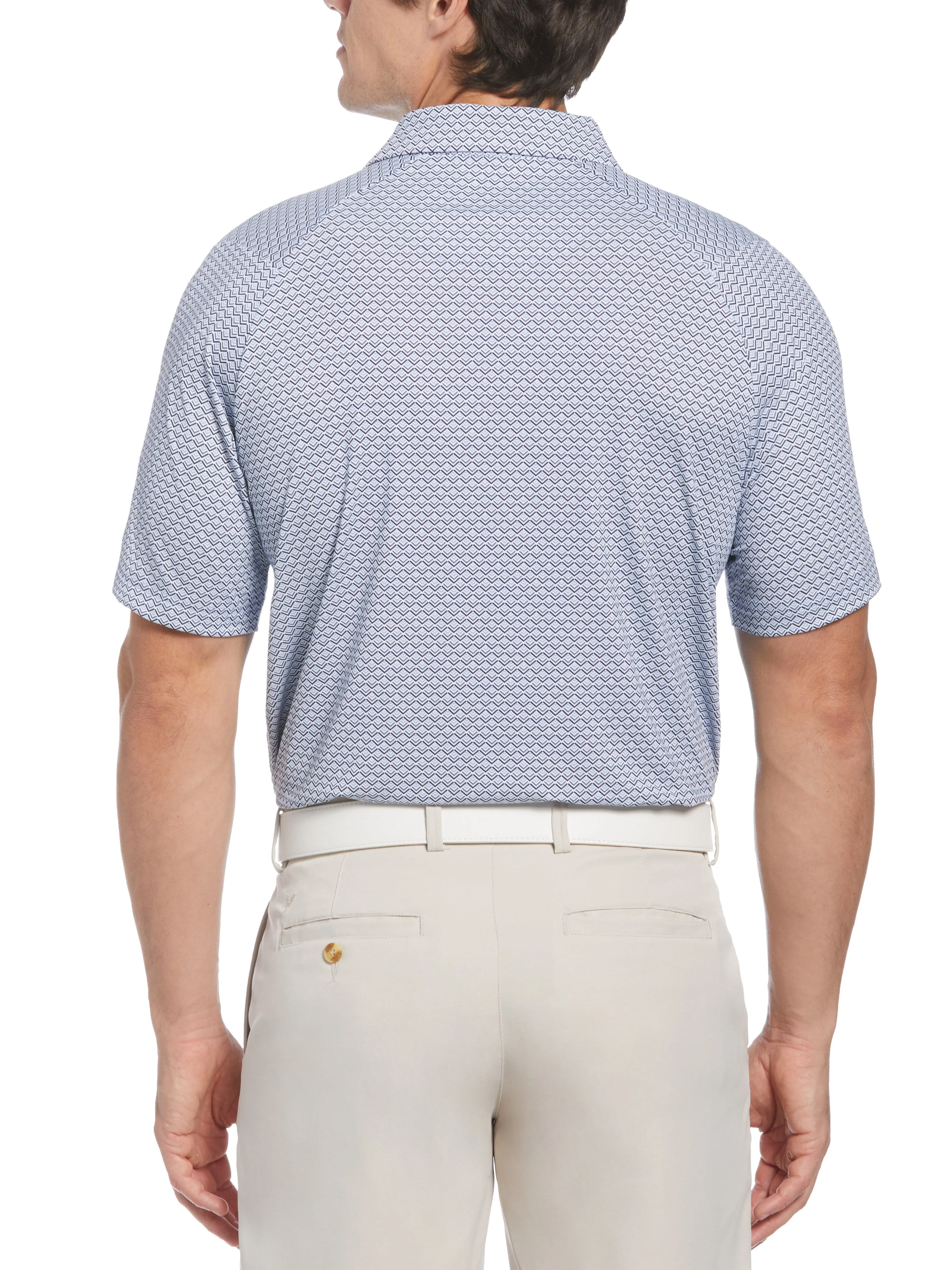 Mens Chevron Printed Polo Callaway Apparel