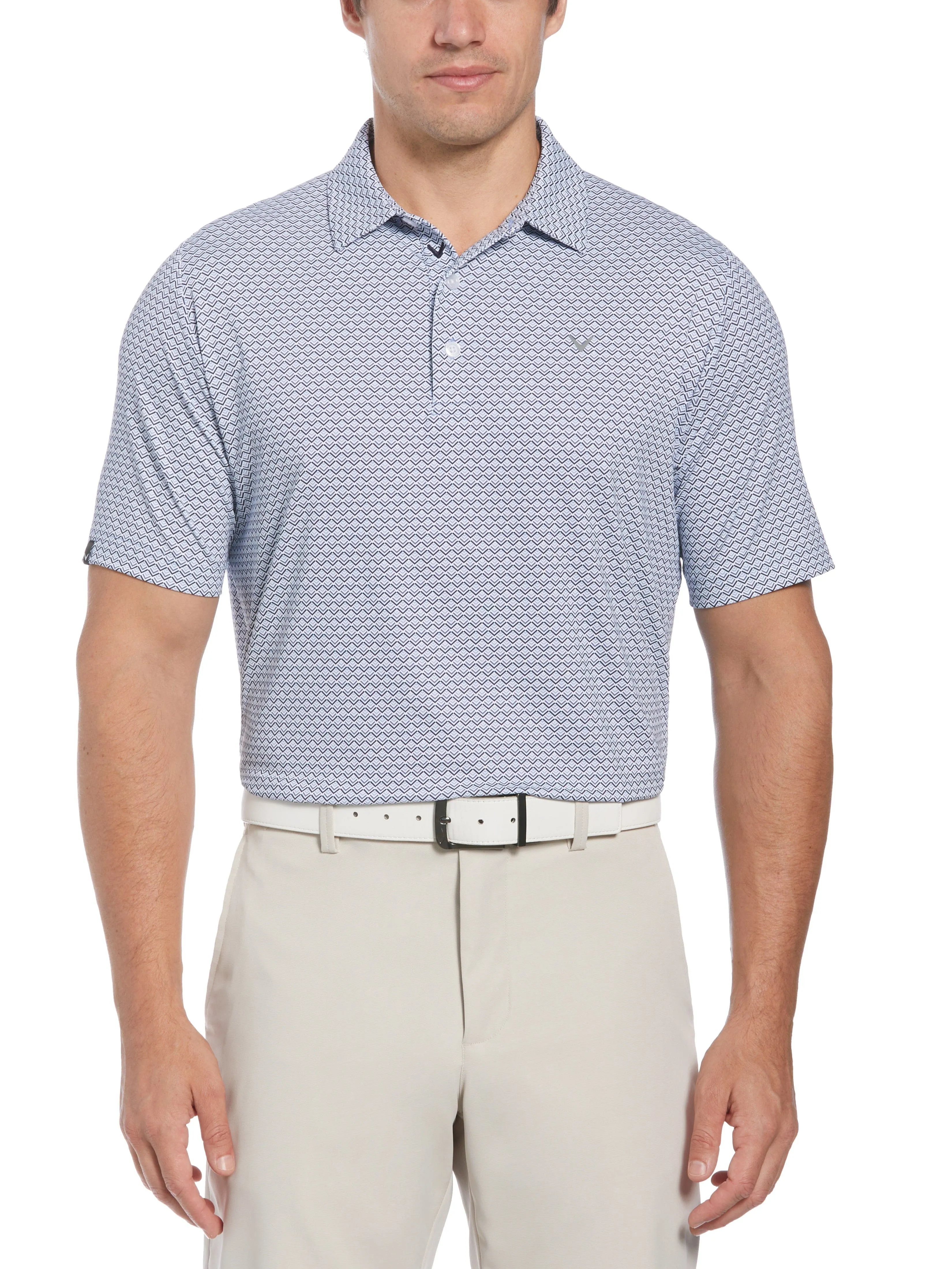Mens Chevron Printed Polo Callaway Apparel