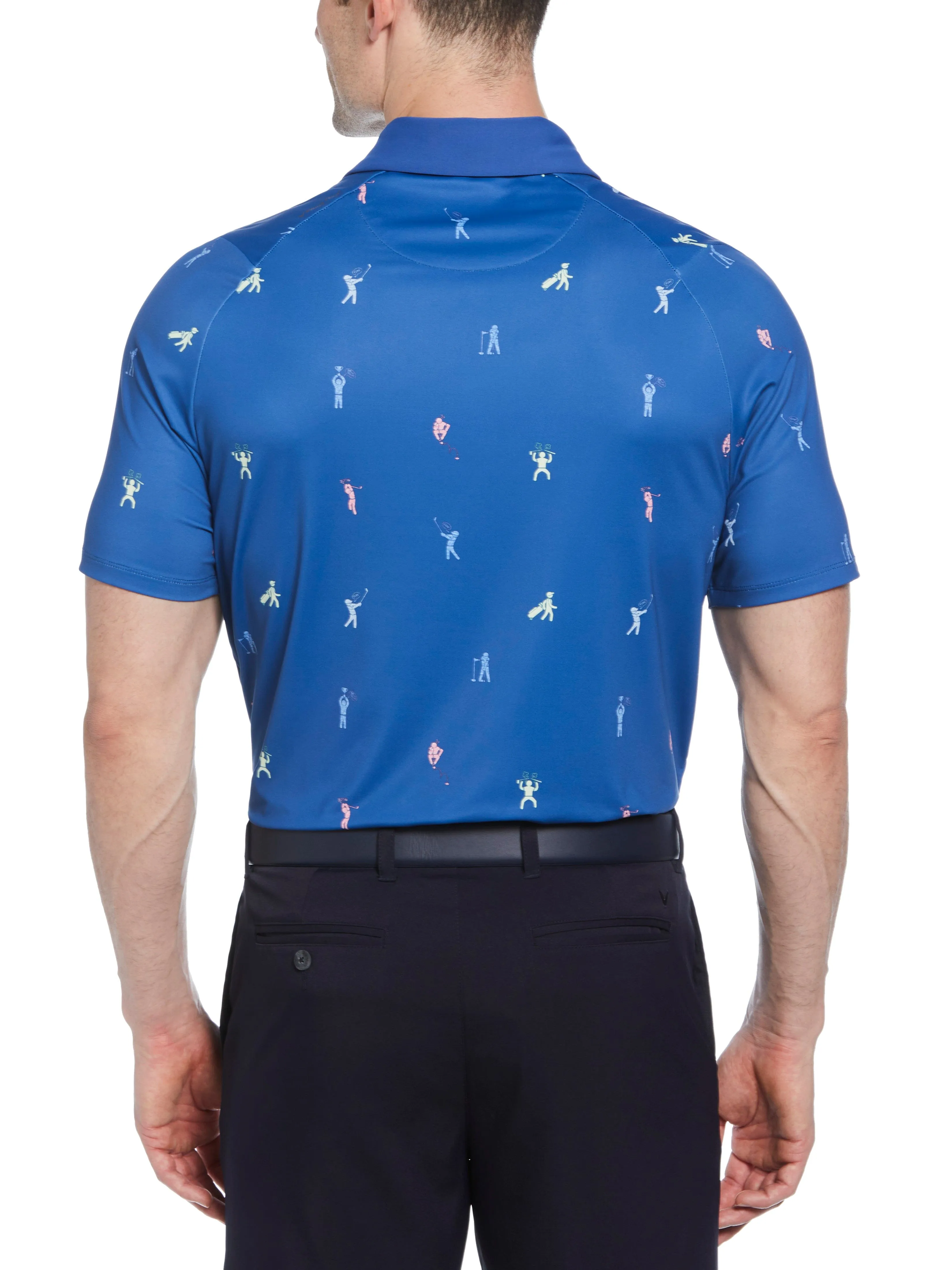 Mens Time Lapse Print Polo Callaway Apparel