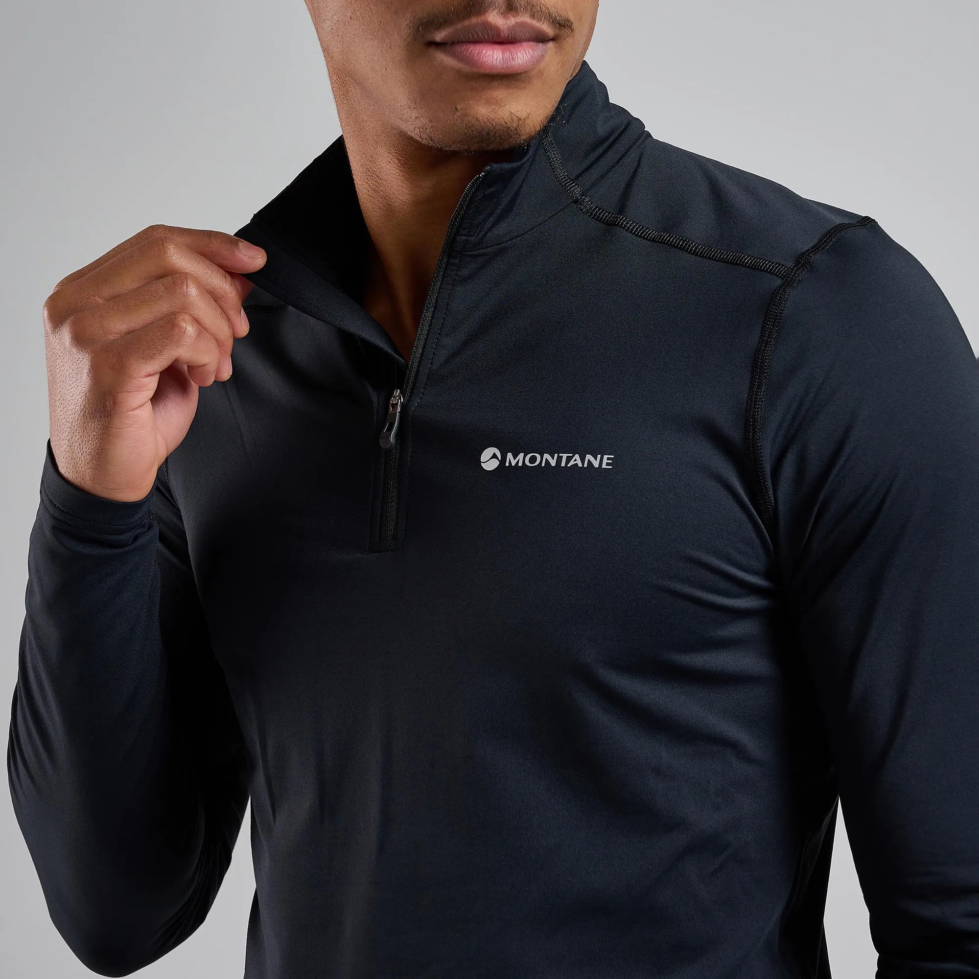 Montane Men's Dart XT Thermal Zip Neck Long Sleeved Top Montane