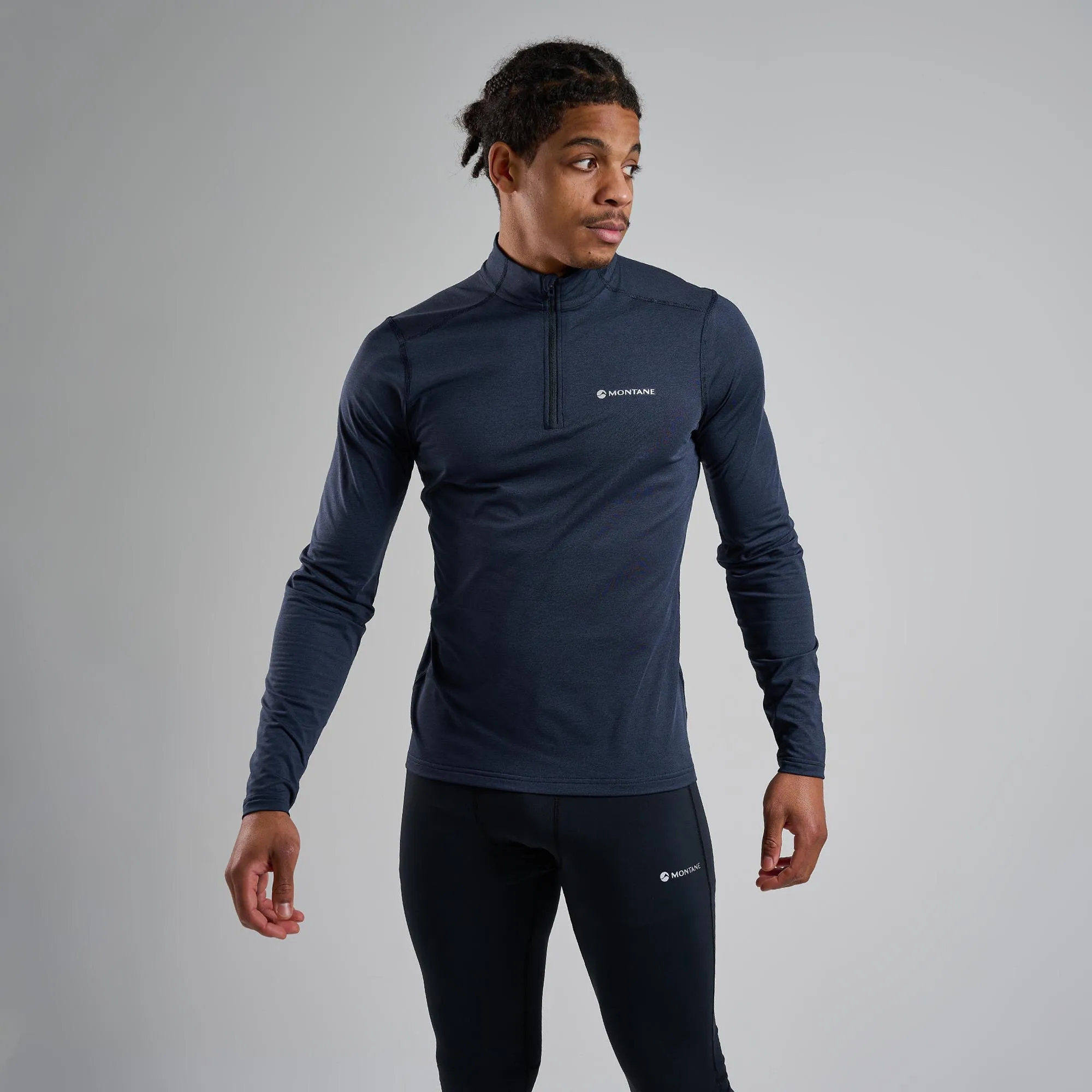 Montane Men's Dart XT Thermal Zip Neck Long Sleeved Top Montane