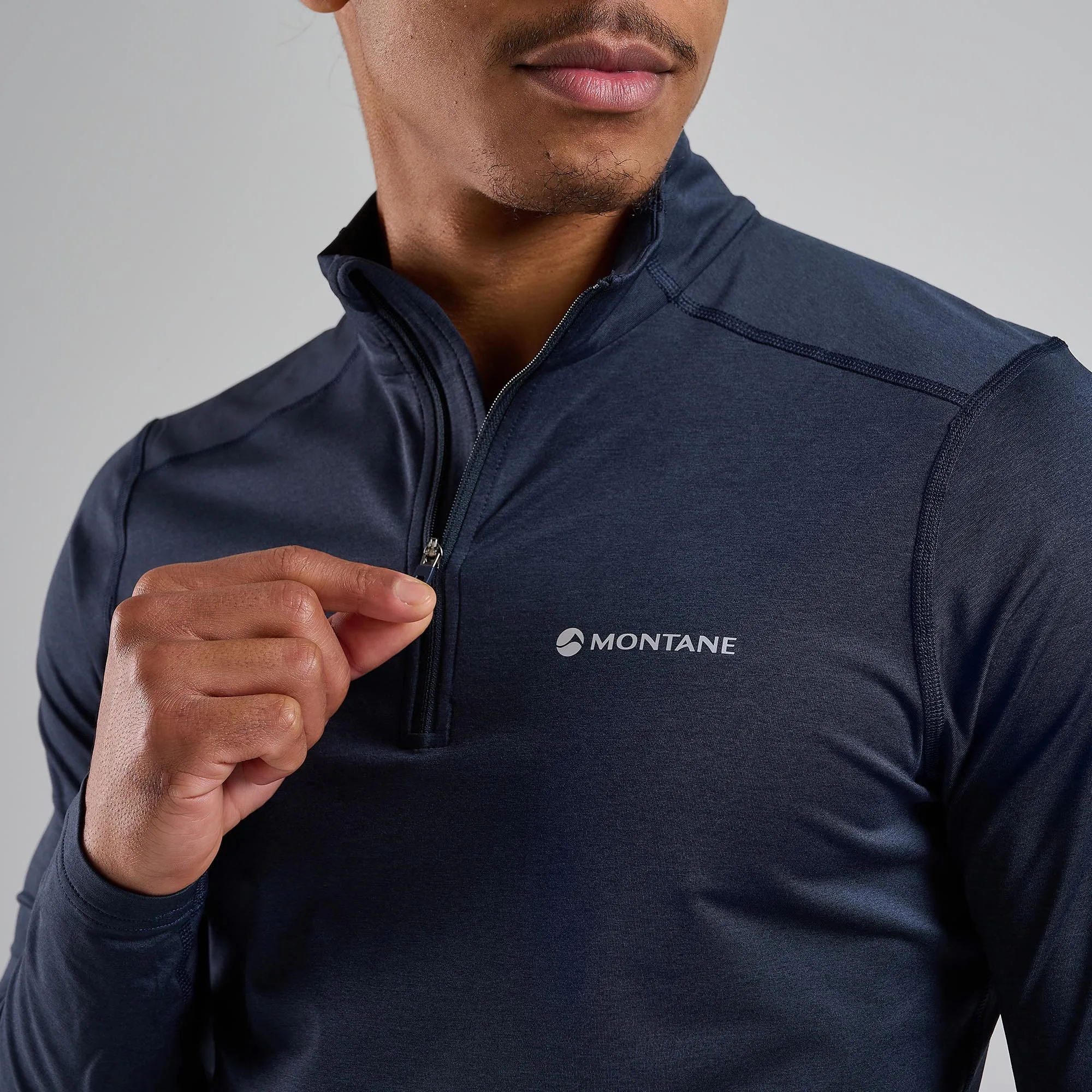 Montane Men's Dart XT Thermal Zip Neck Long Sleeved Top Montane