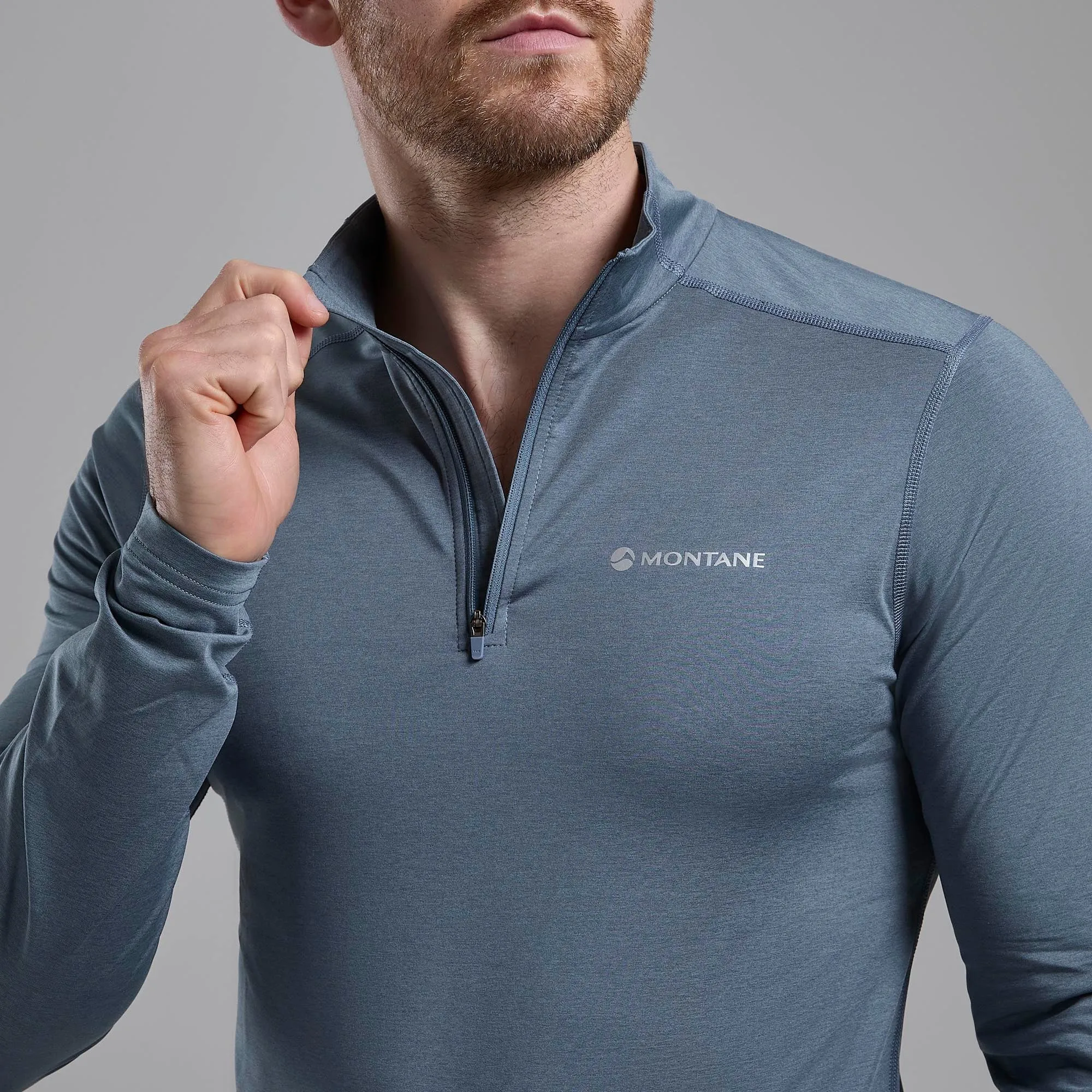 Montane Men's Dart XT Thermal Zip Neck Long Sleeved Top Montane