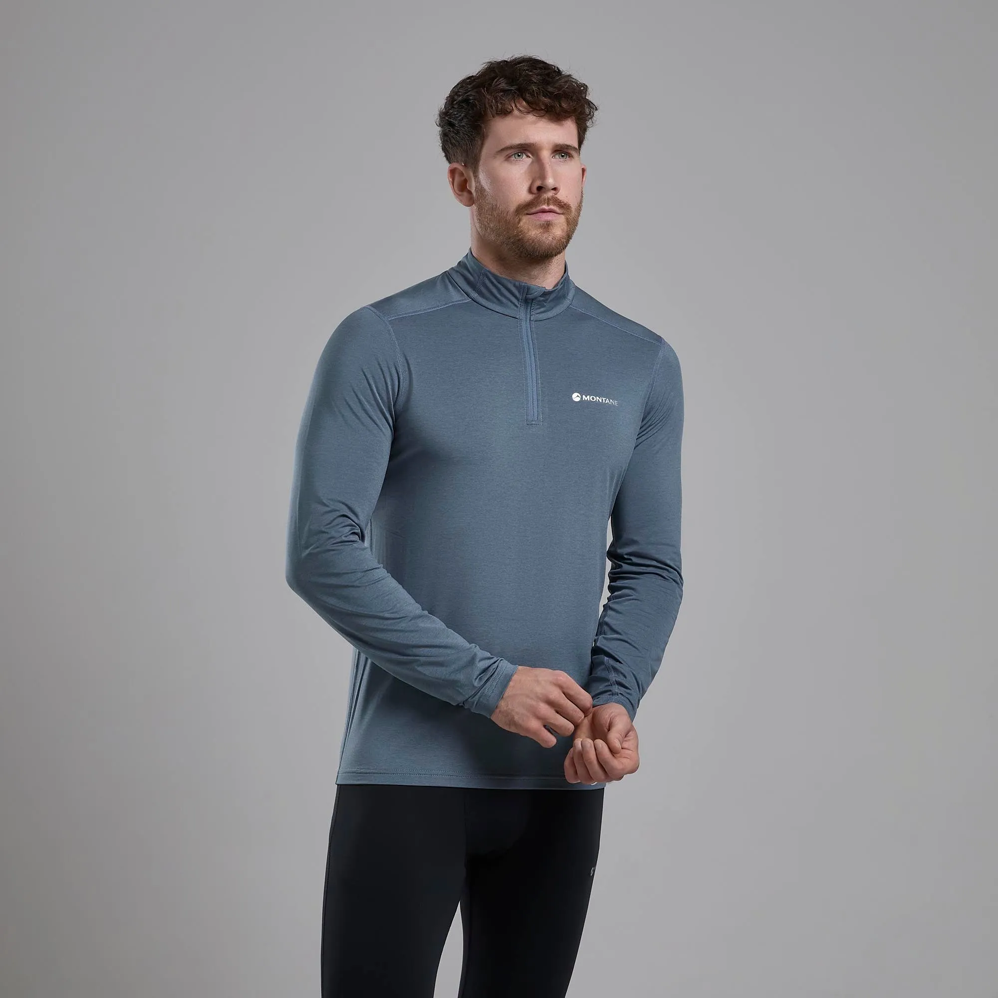 Montane Men's Dart XT Thermal Zip Neck Long Sleeved Top Montane
