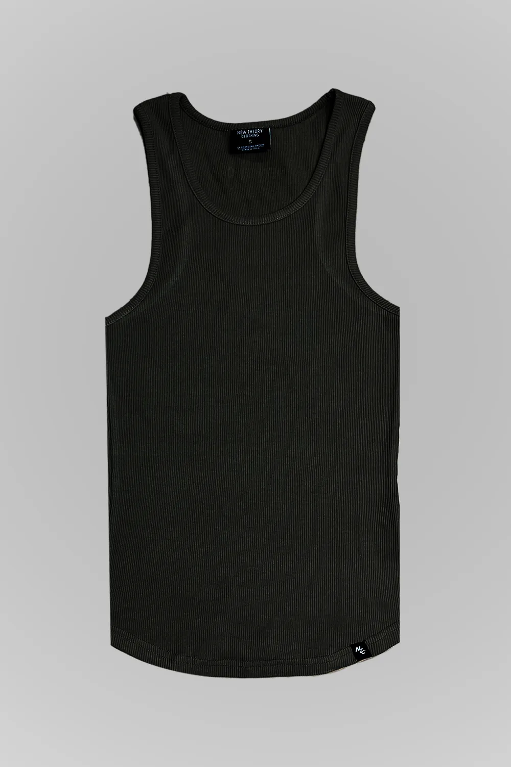 Muscle-Up Ribbed Tank - Black & Impact Woven Cargos - Olive
