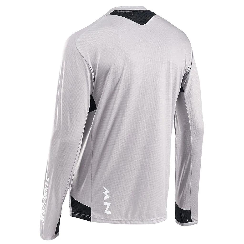 Northwave MTB Edge Mens Cycling Jersey (Dark Grey/Orange)