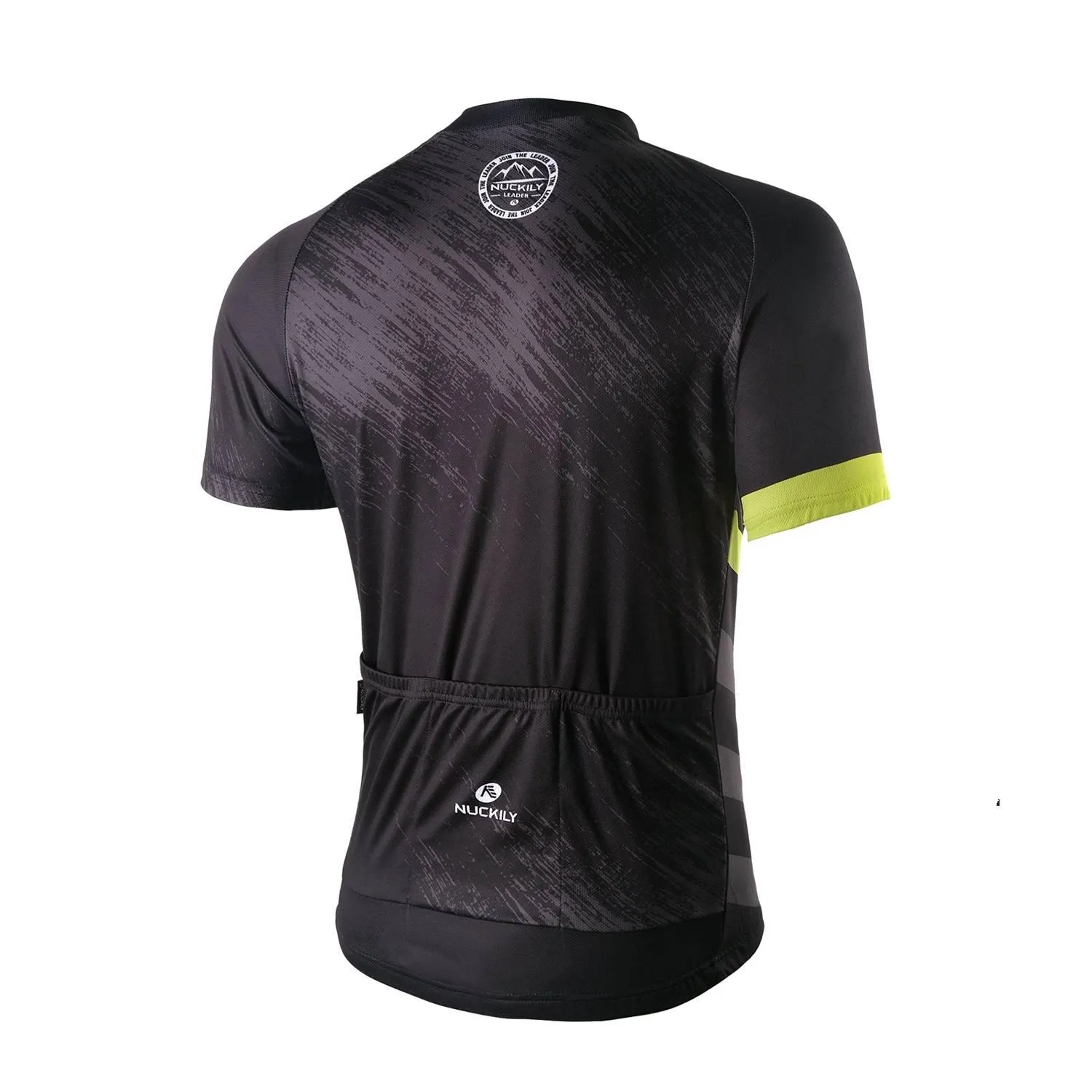 Nuckily MA031 Mens Cycling Jersey (Black)