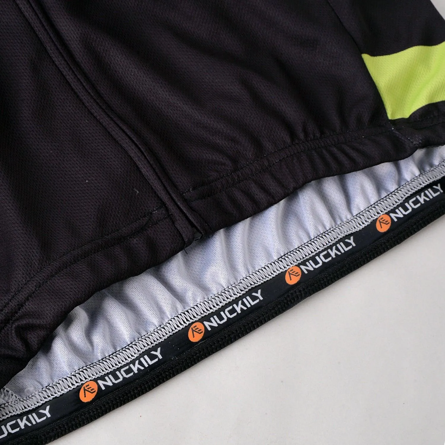 Nuckily MA031 Mens Cycling Jersey (Black)