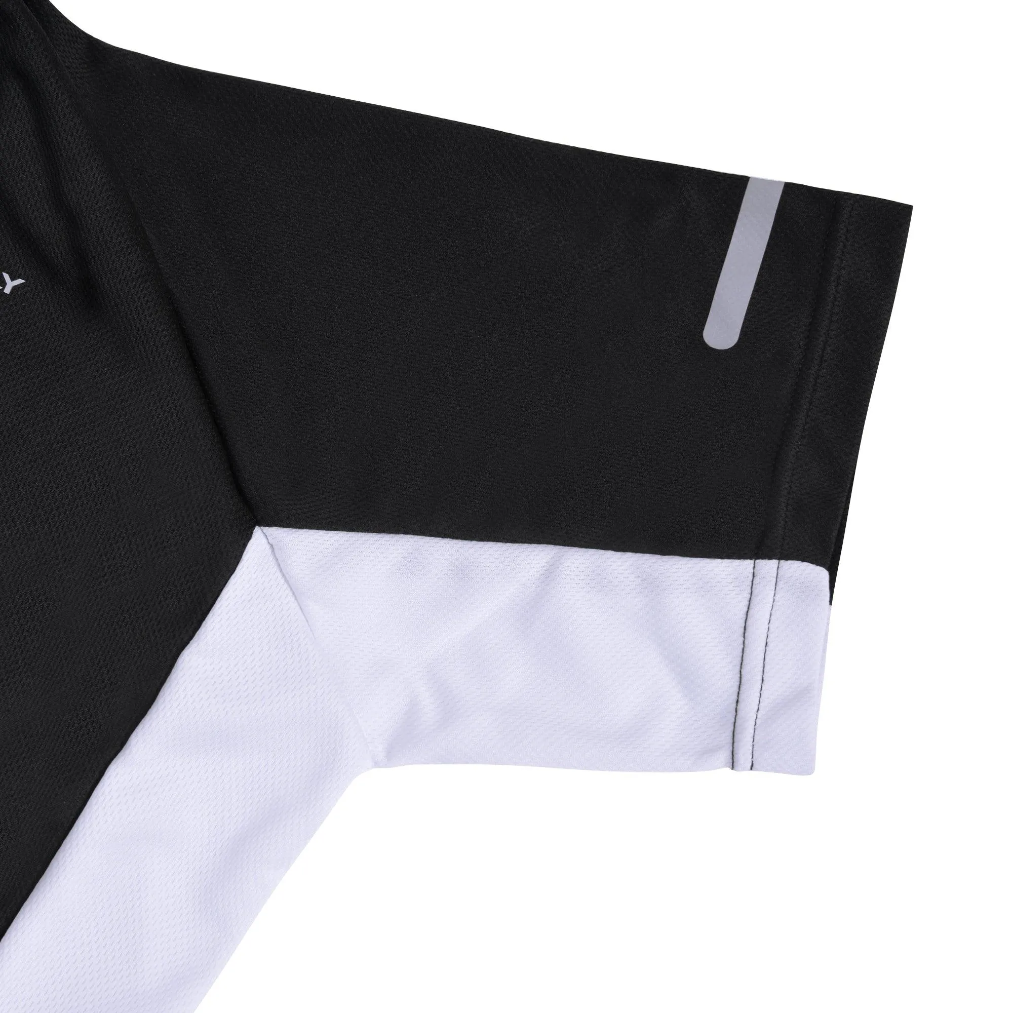 Nuckily MG043 Mens Cycling Jersey (Black)