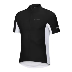 Nuckily MG043 Mens Cycling Jersey (Black)