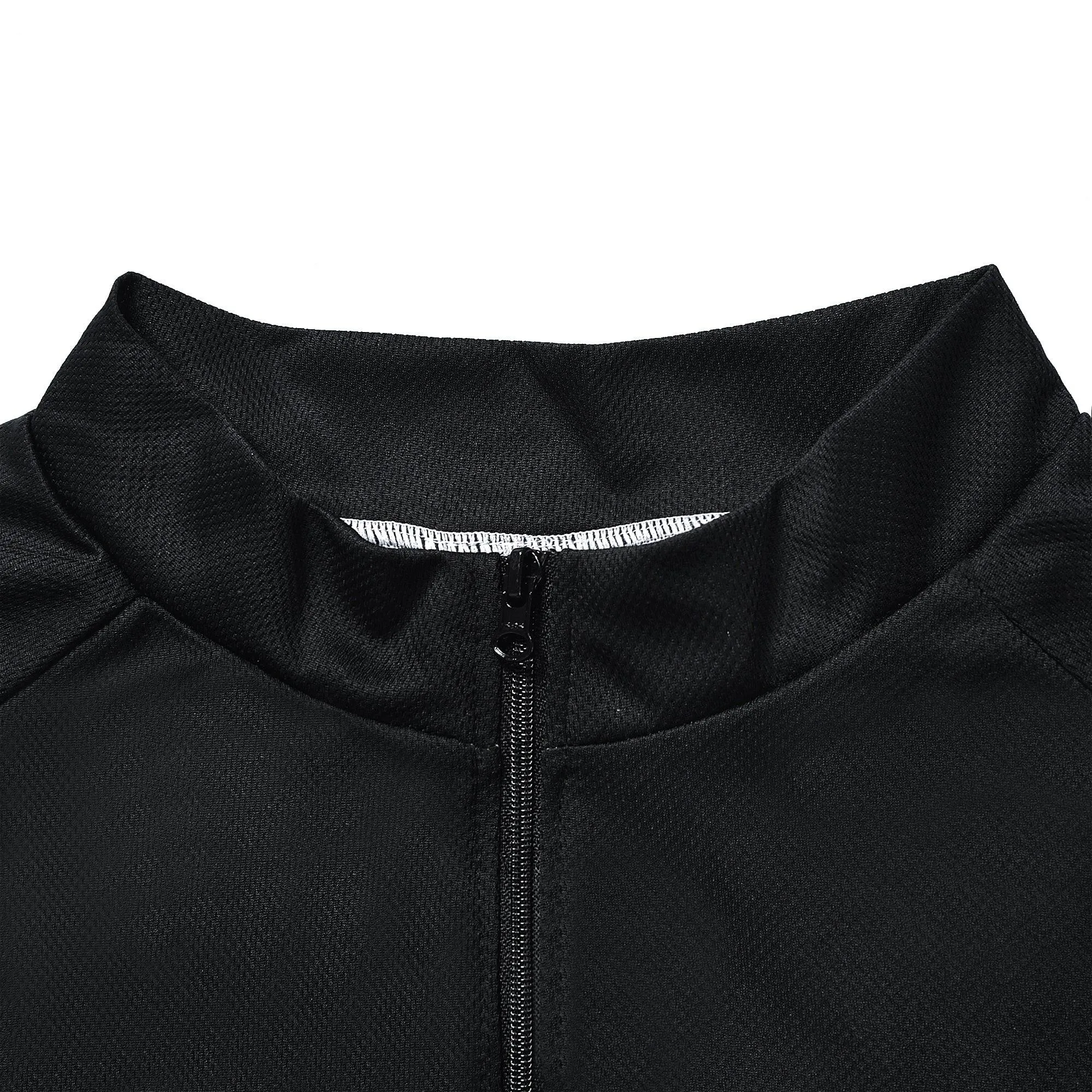 Nuckily MG043 Mens Cycling Jersey (Black)