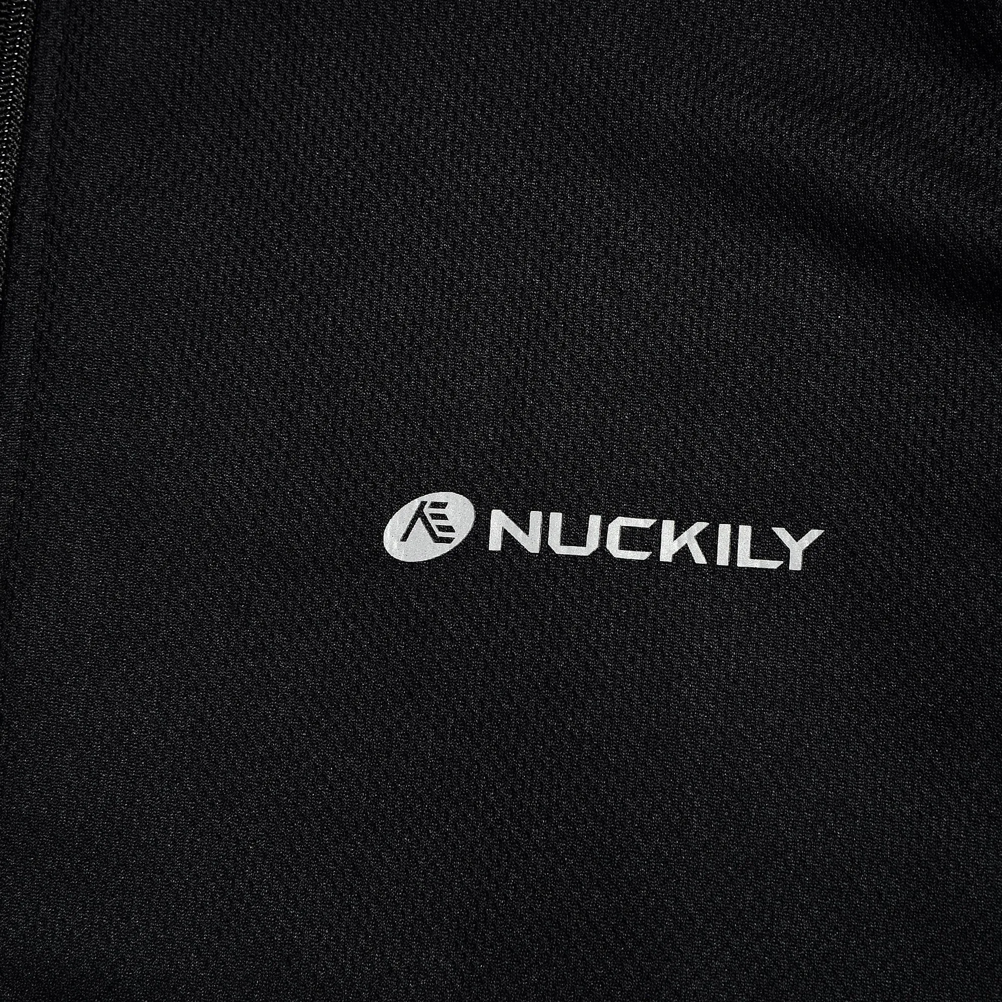 Nuckily MG043 Mens Cycling Jersey (Black)