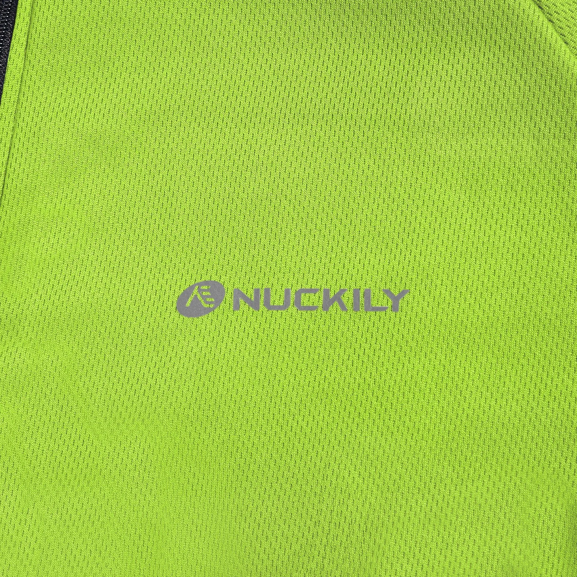 Nuckily MG043 Mens Cycling Jersey (Green)