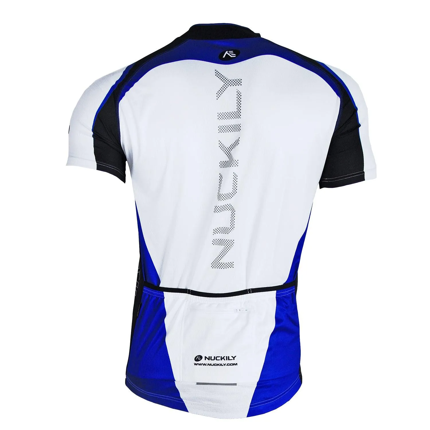 Nuckily NJ502 Mens Cycling Jersey (Blue)