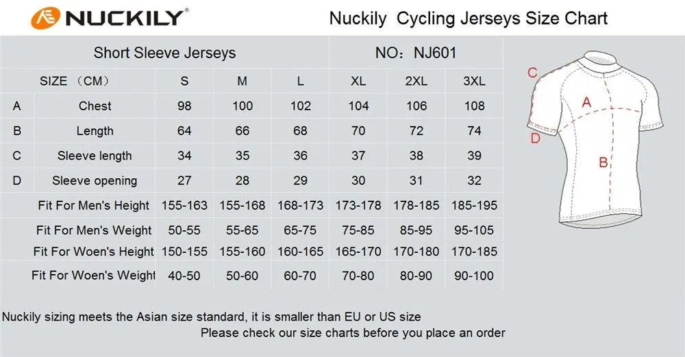Nuckily NJ601 Mens Cycling Jersey (Neon Green)
