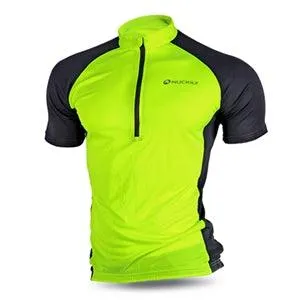 Nuckily NJ601 Mens Cycling Jersey (Neon Green)