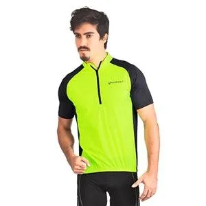 Nuckily NJ601 Mens Cycling Jersey (Neon Green)