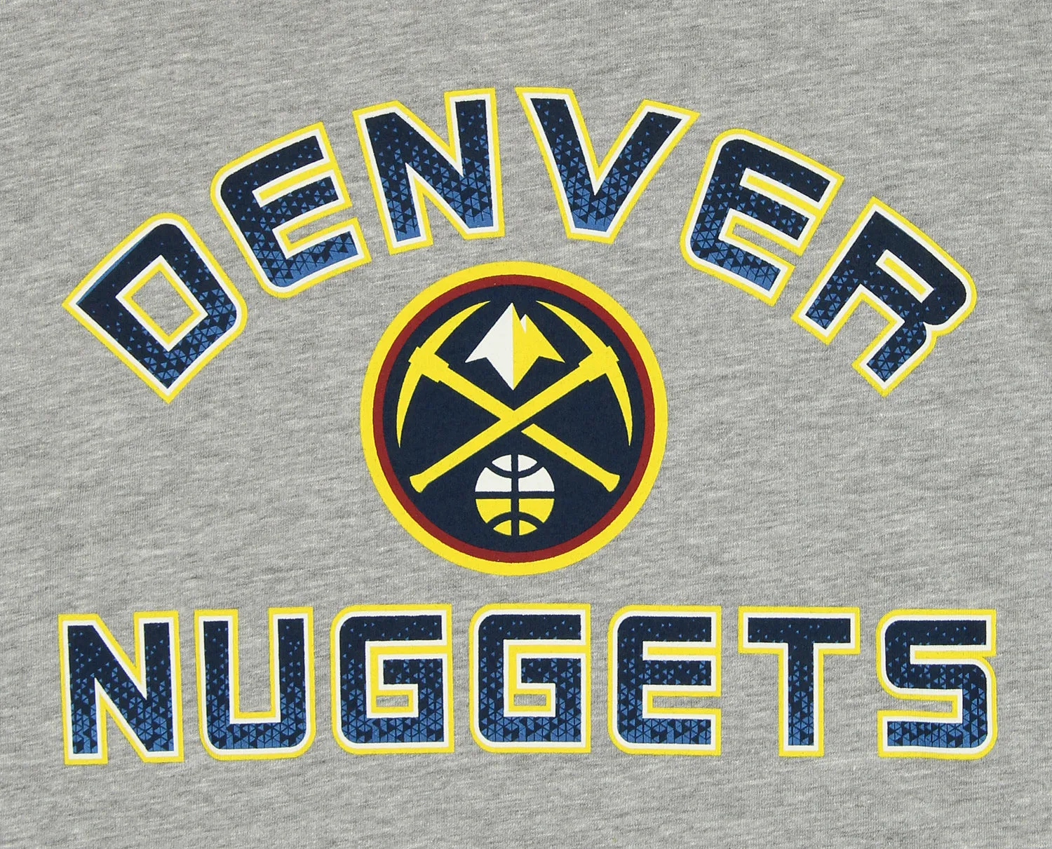 Outerstuff NBA Youth Boys Denver Nuggets Long Sleeve T-Shirt, Grey