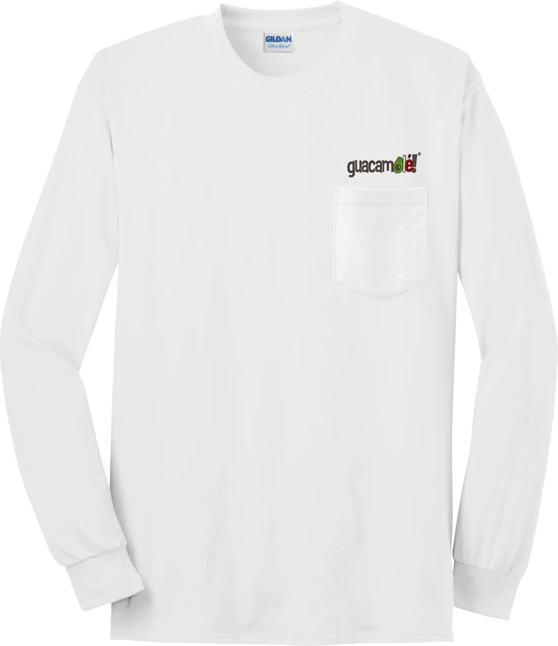 OUTLET-Gildan Ultra Cotton100% Cotton Long Sleeve T-Shirt with Pocket