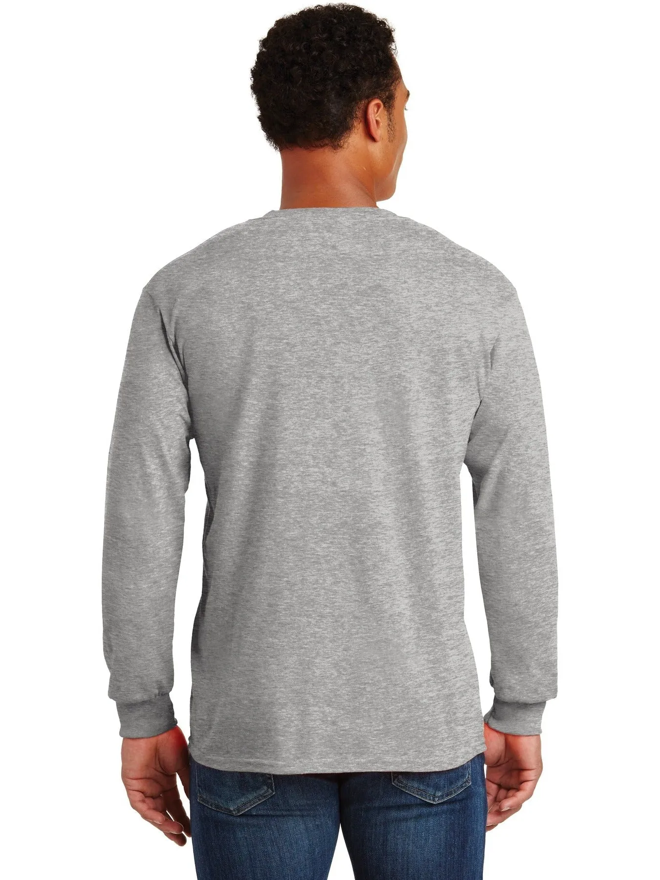OUTLET-Gildan Ultra Cotton100% Cotton Long Sleeve T-Shirt with Pocket