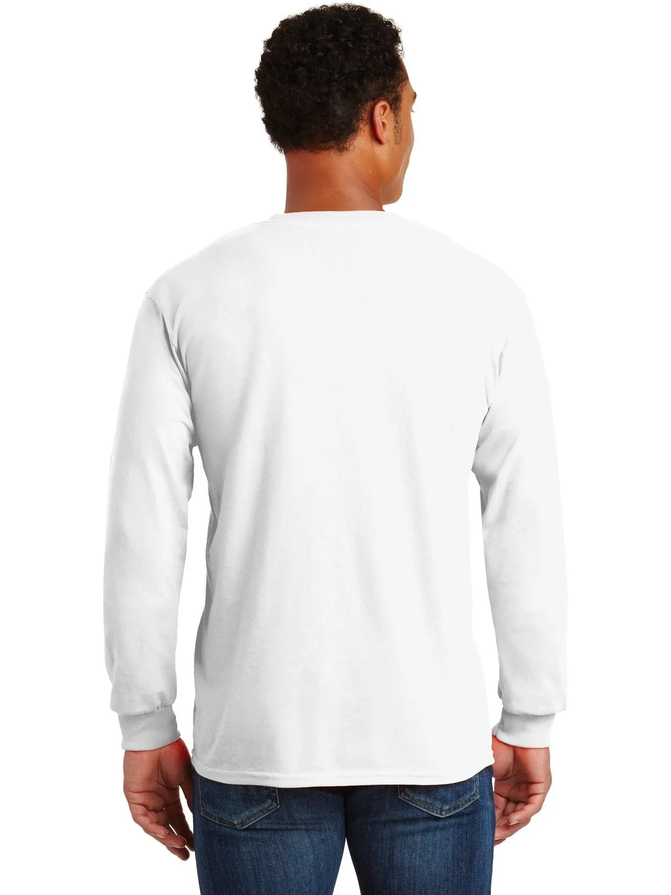 OUTLET-Gildan Ultra Cotton100% Cotton Long Sleeve T-Shirt with Pocket