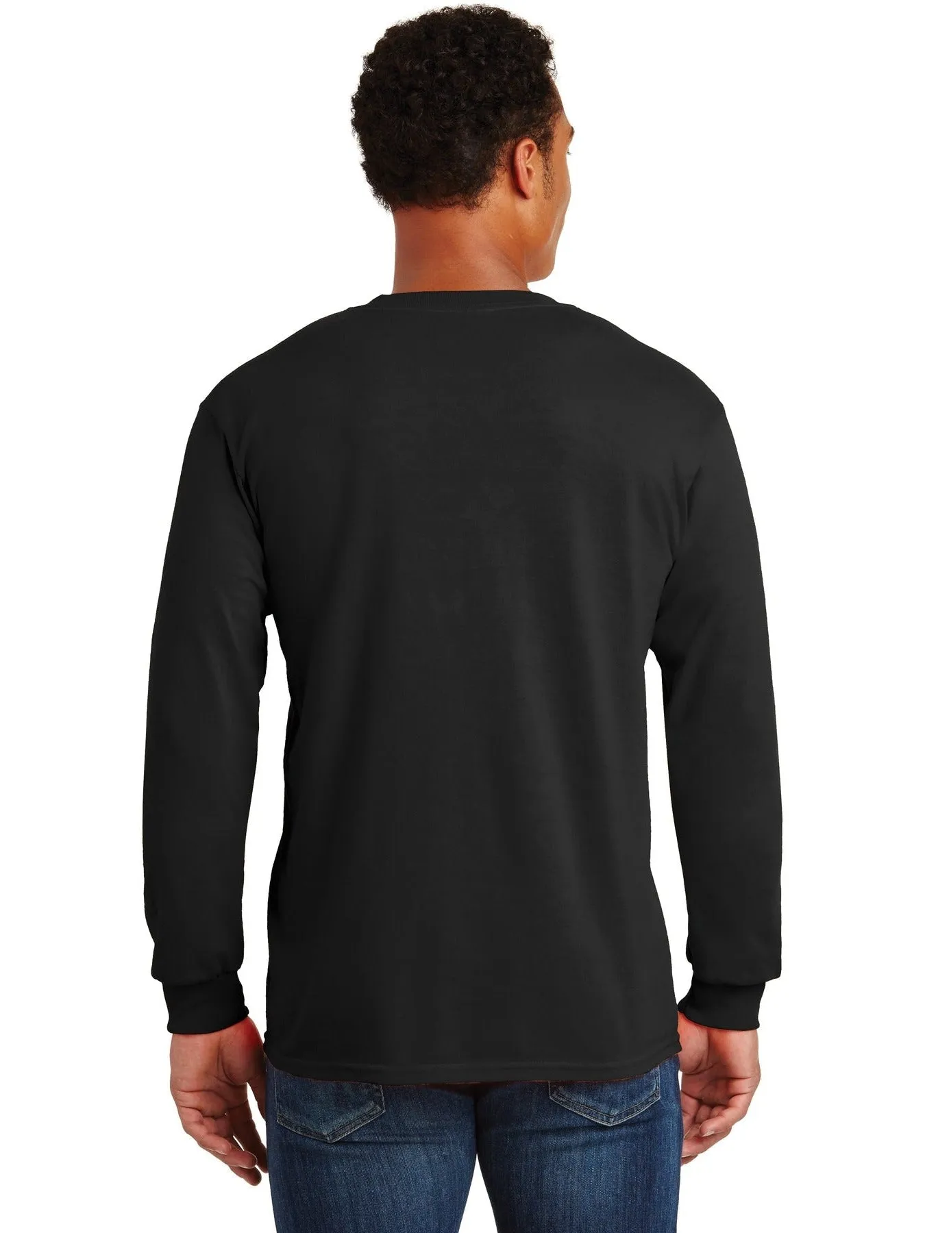 OUTLET-Gildan Ultra Cotton100% Cotton Long Sleeve T-Shirt with Pocket