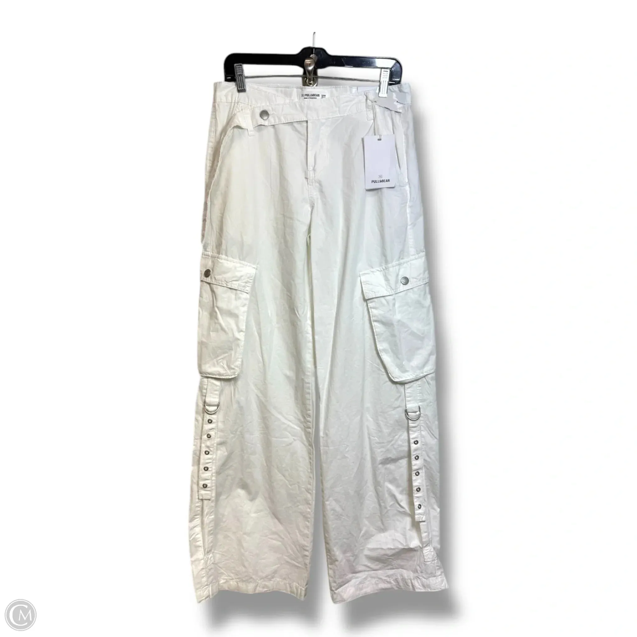 Pants Cargo & Utility By Pull & Bear In White, Size: 4