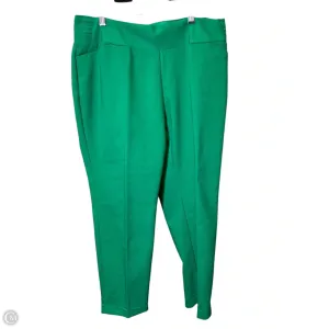 Pants Cropped By Investments In Green, Size: 12p