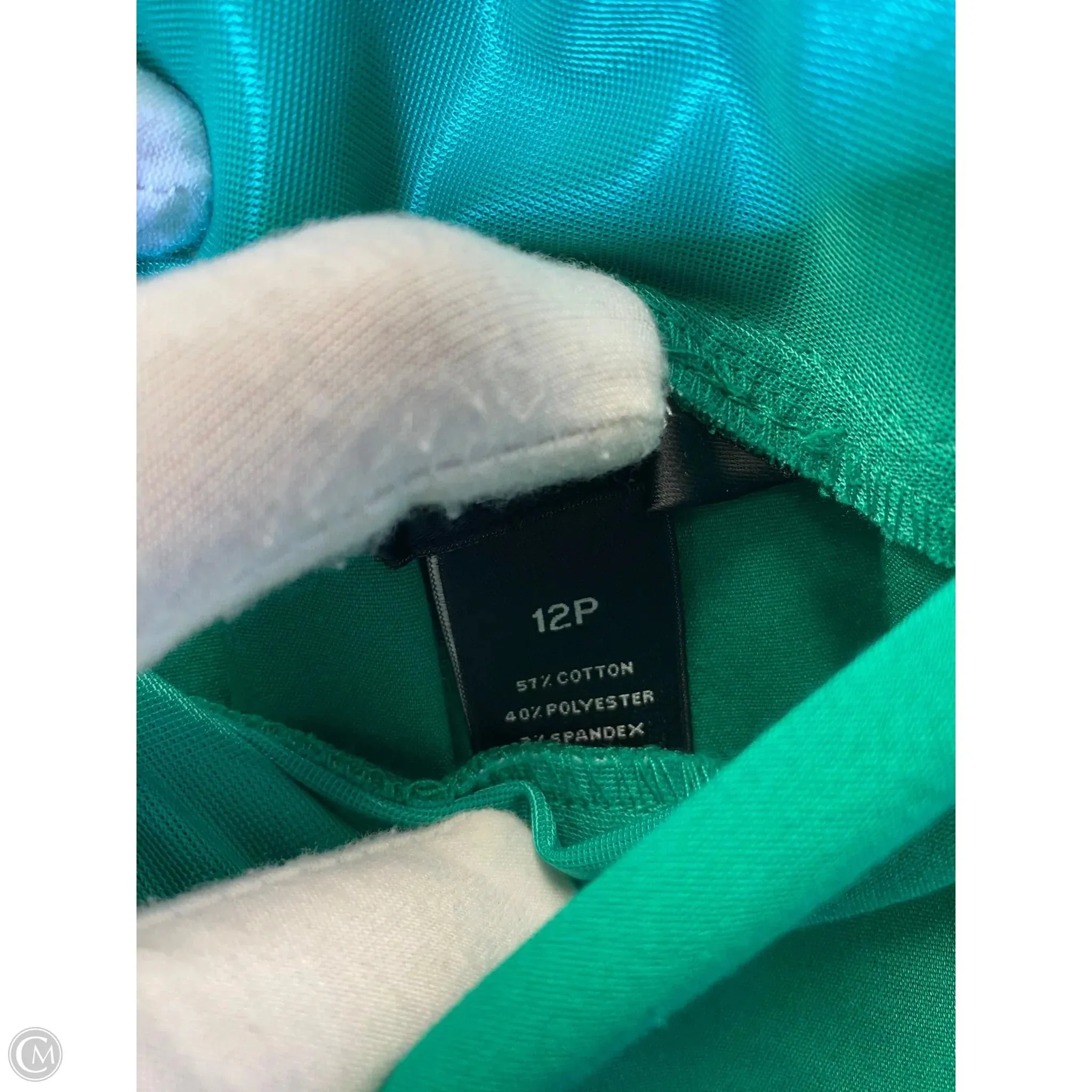 Pants Cropped By Investments In Green, Size: 12p