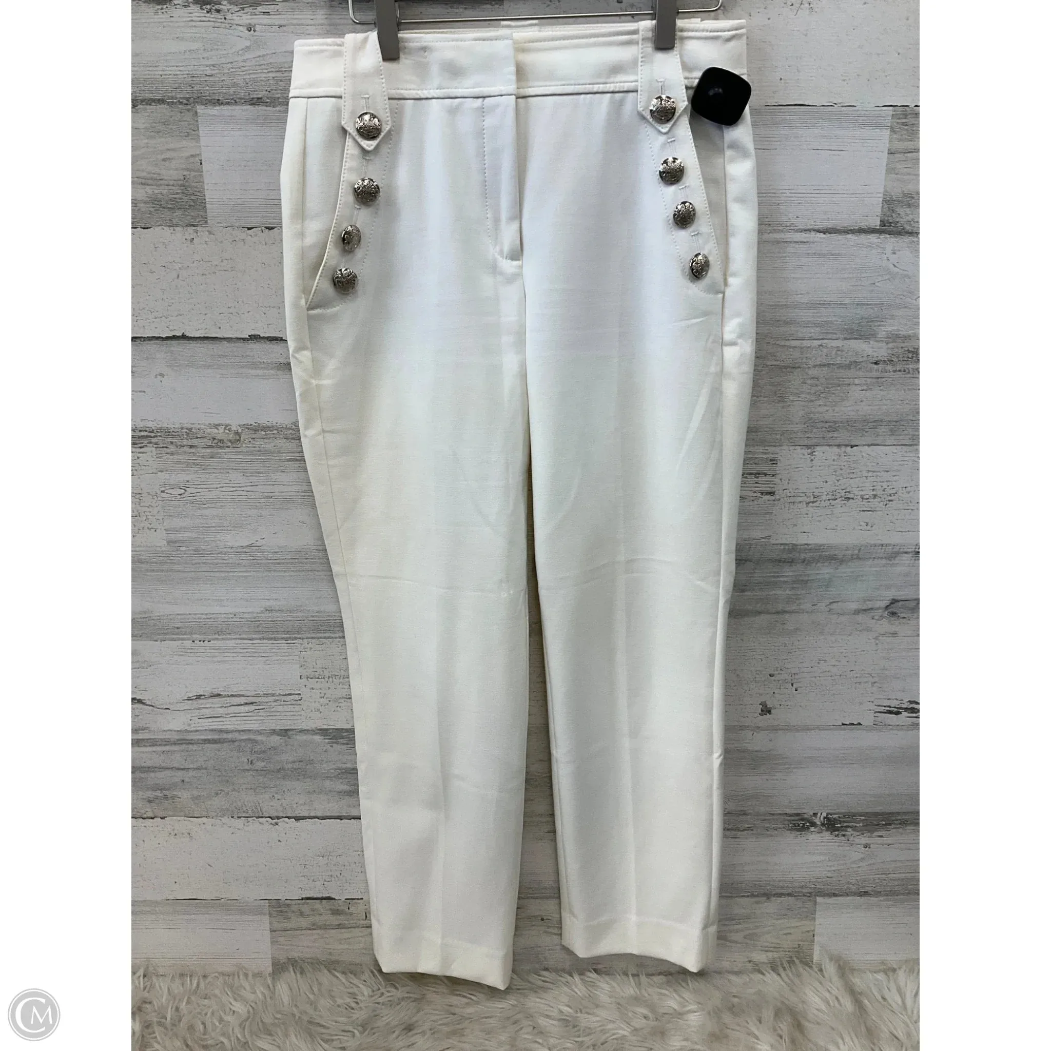 Pants Dress By White House Black Market In Cream, Size: 4
