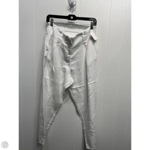 Pants Linen By L Agence In White, Size: 4
