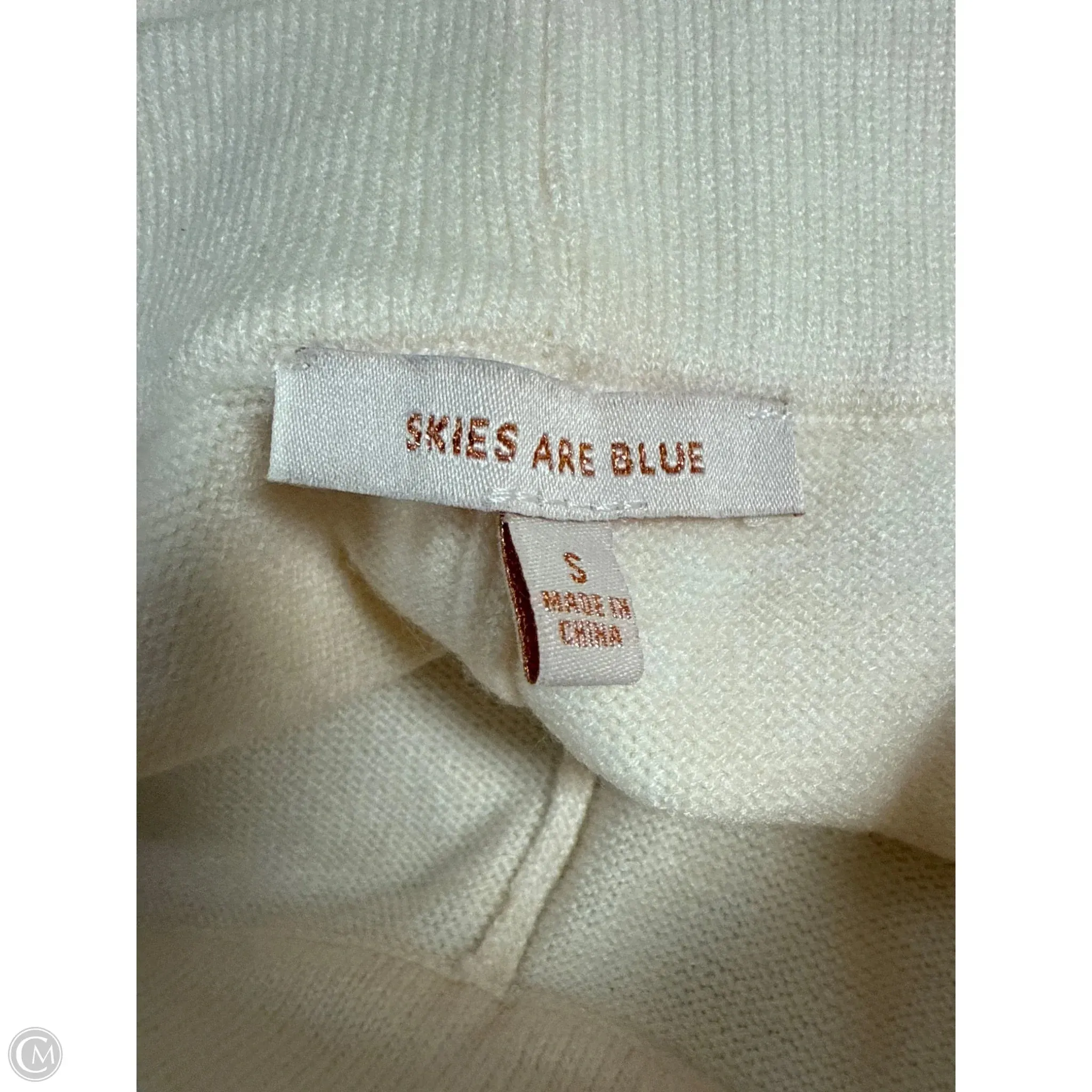 Pants Lounge By Skies Are Blue In Cream, Size: S
