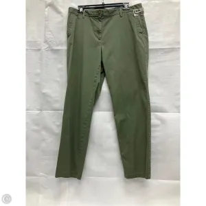 Pants Other By Talbots In Green, Size: 12