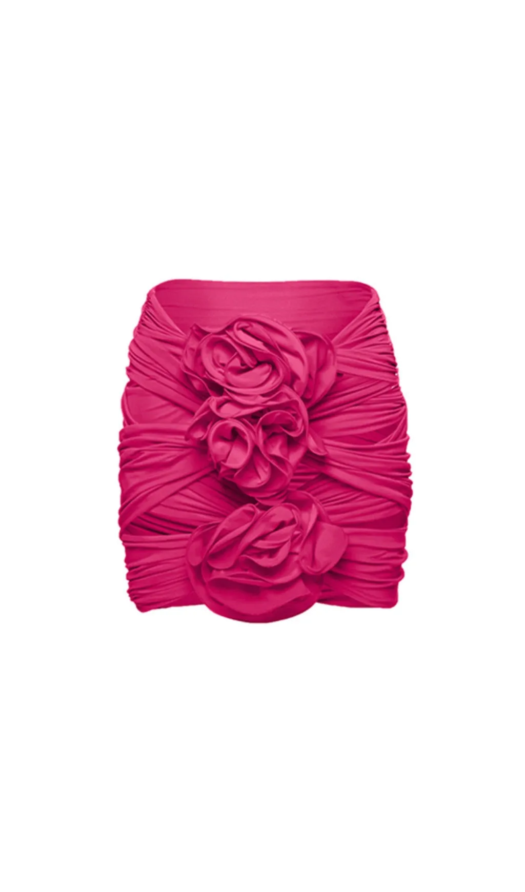 PINK 3D FLOWER ONE PIECE SWIMSUIT AND SKIRT Gloria Lanvin