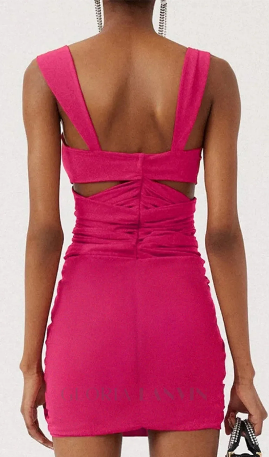PINK 3D FLOWER ONE PIECE SWIMSUIT AND SKIRT Gloria Lanvin
