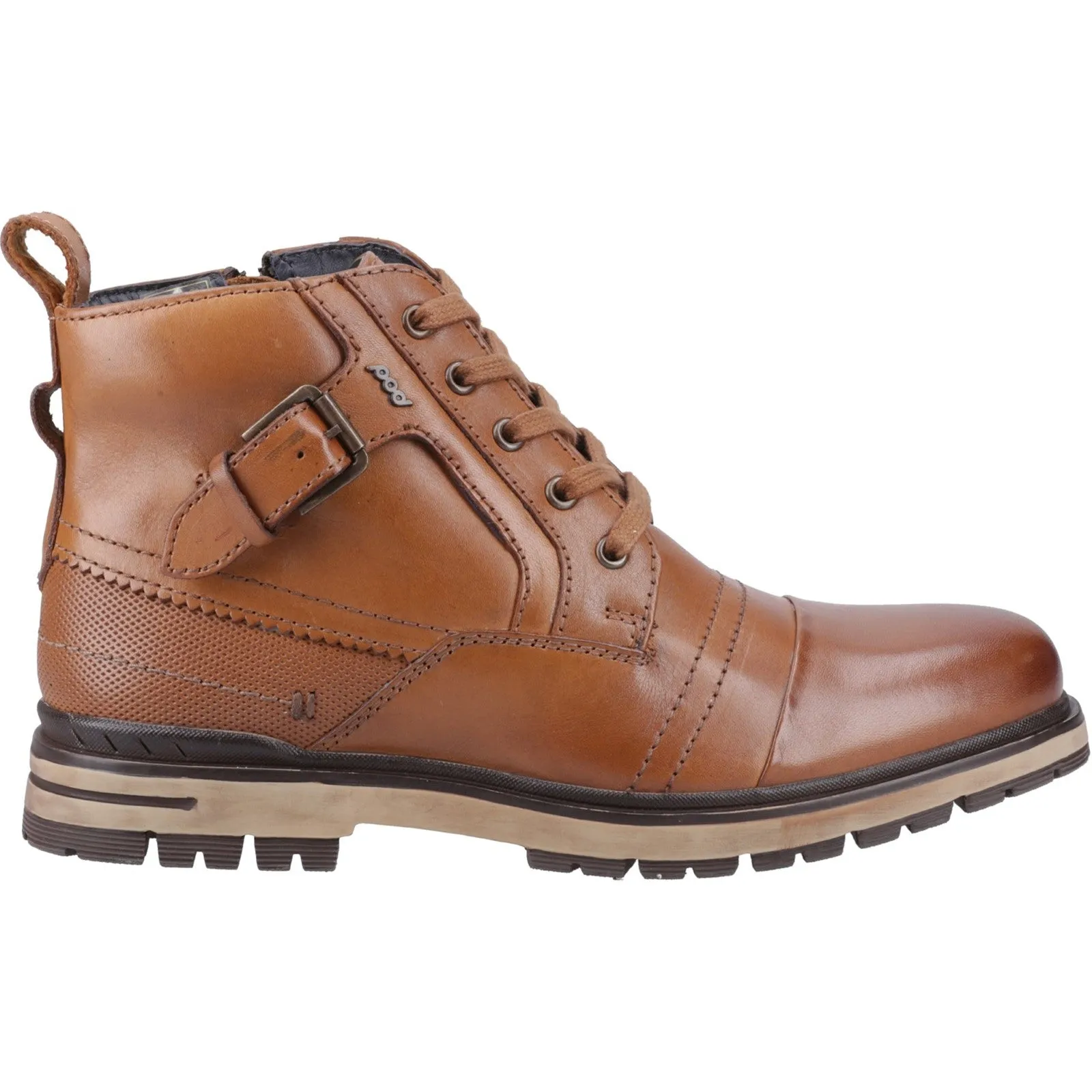 POD Eros Mens Leather Lace Up Boot