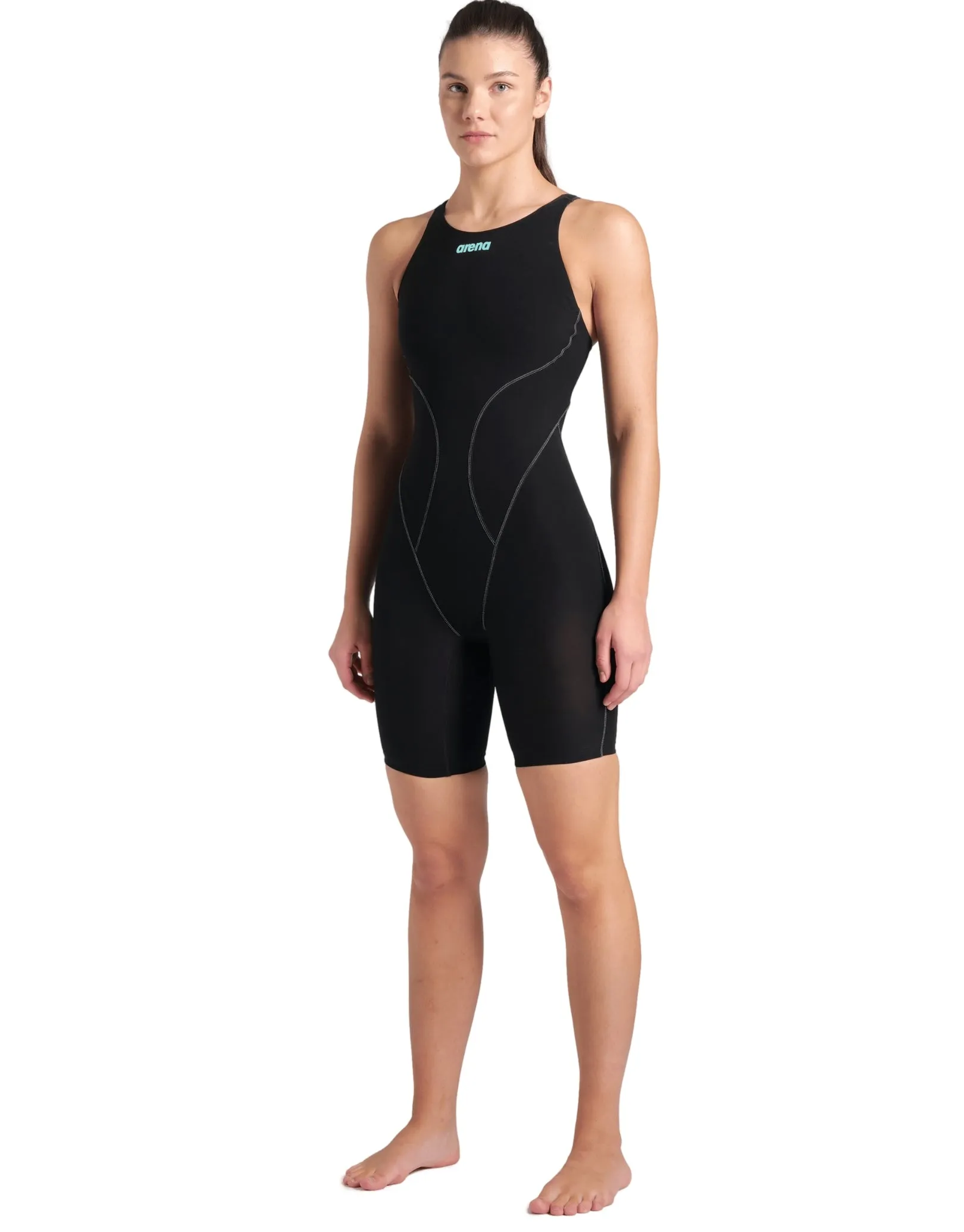 Powerskin Impulso Open Back - Black/Teal