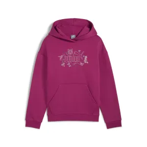PUMA Big Kids' Girls' ESS  STARRY SAFARI Hoodie Youth