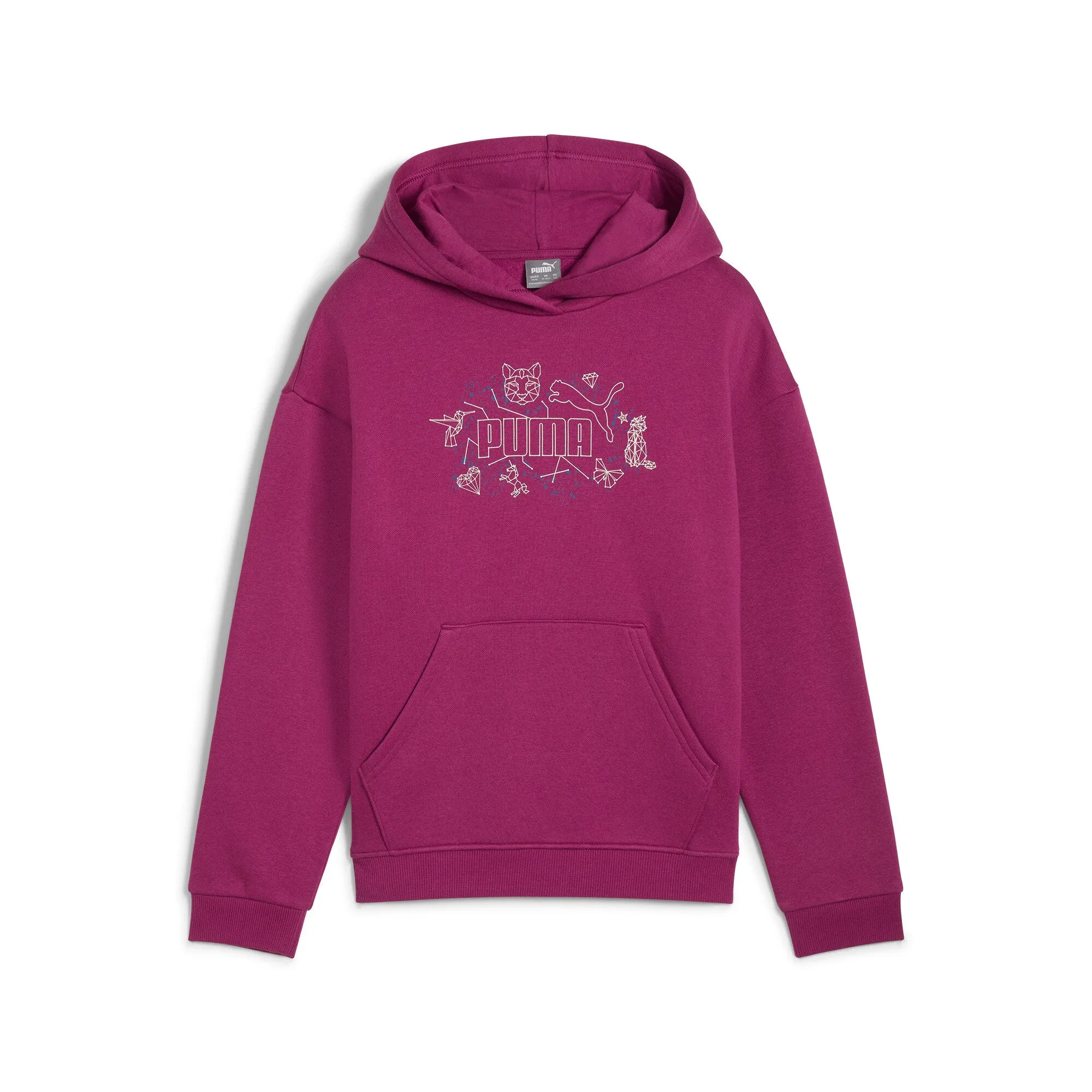 PUMA Big Kids' Girls' ESS  STARRY SAFARI Hoodie Youth
