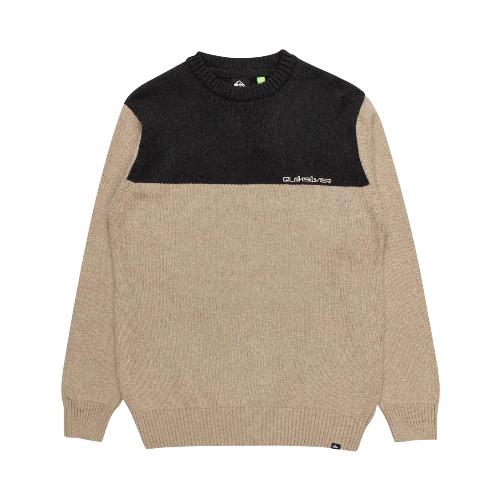 Quiksilver Mens Bloody Monday Knitted Colourblock Sweatshirt