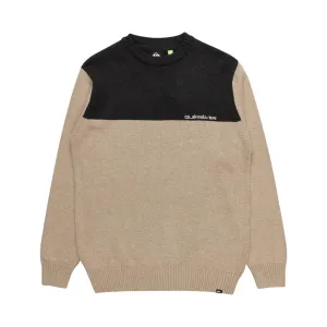 Quiksilver Mens Bloody Monday Knitted Colourblock Sweatshirt