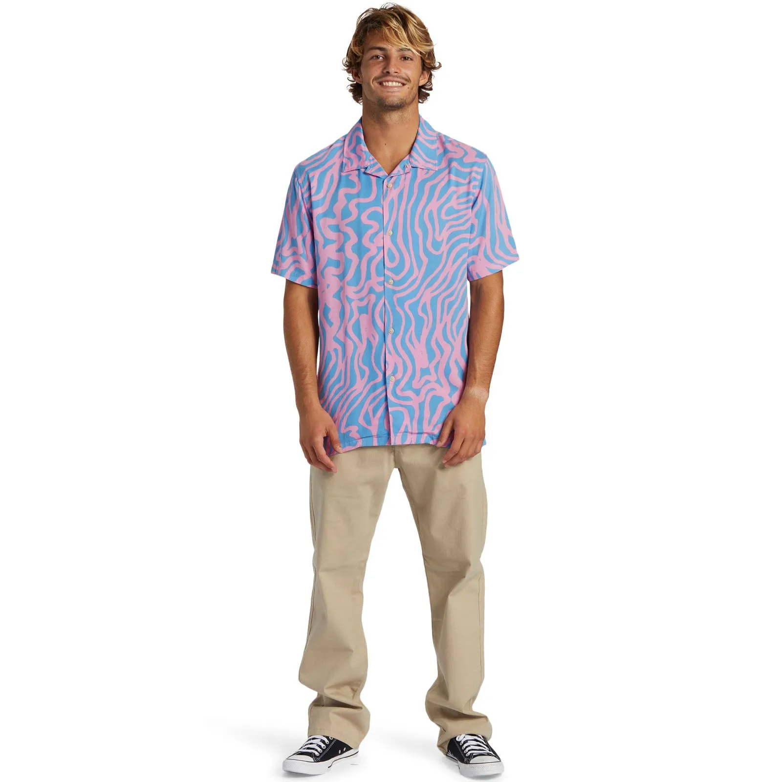 Quiksilver Mens Pool Part Short Sleeve Shirt
