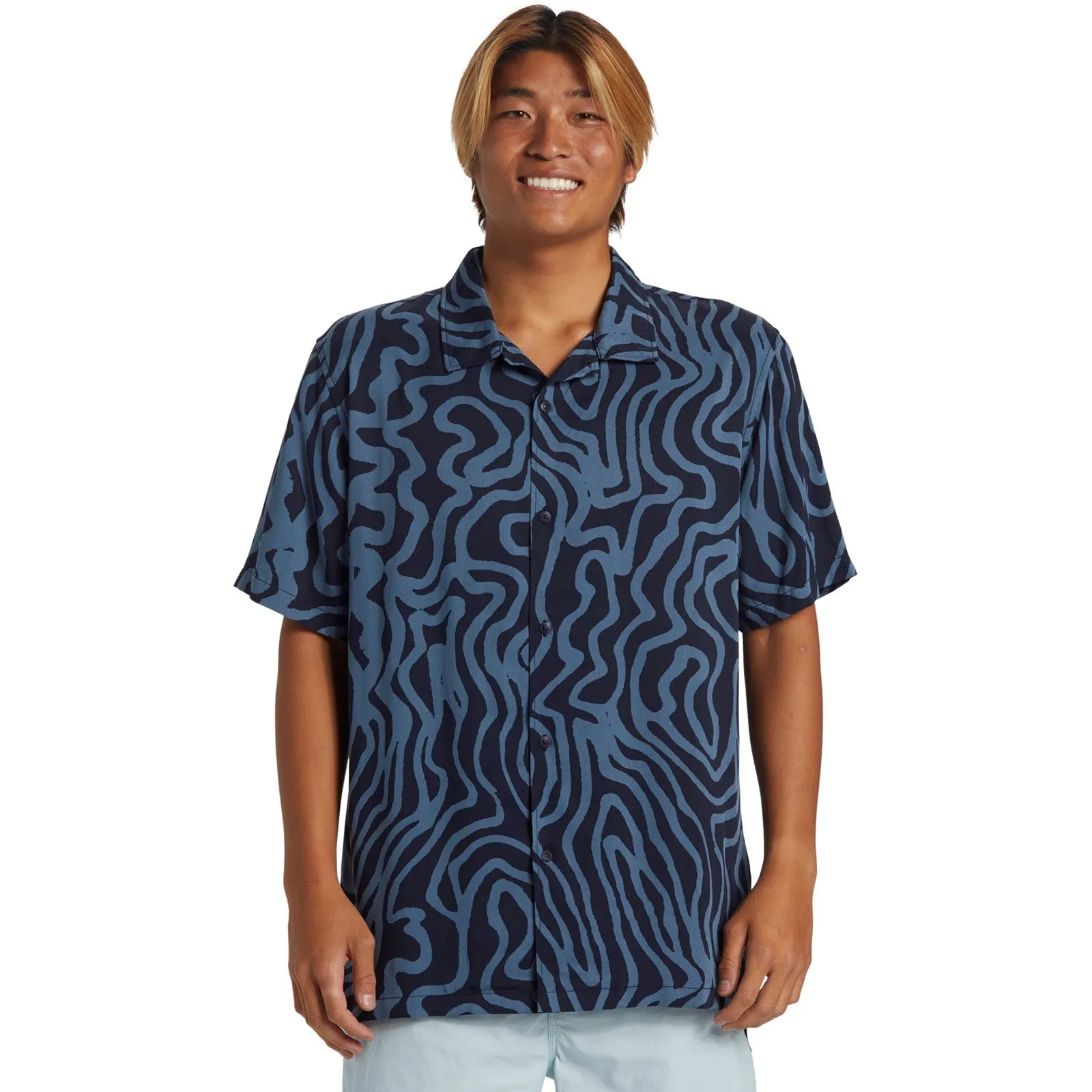 Quiksilver Mens Pool Part Short Sleeve Shirt