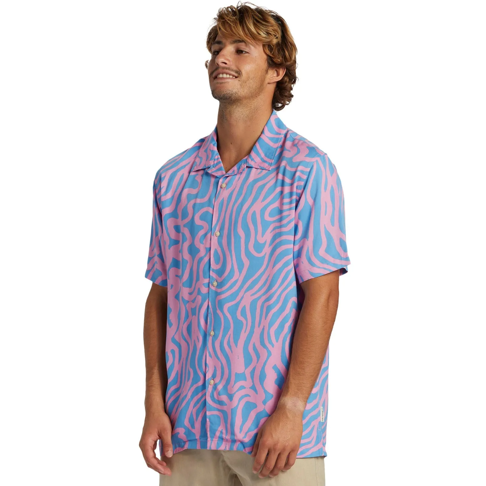 Quiksilver Mens Pool Part Short Sleeve Shirt