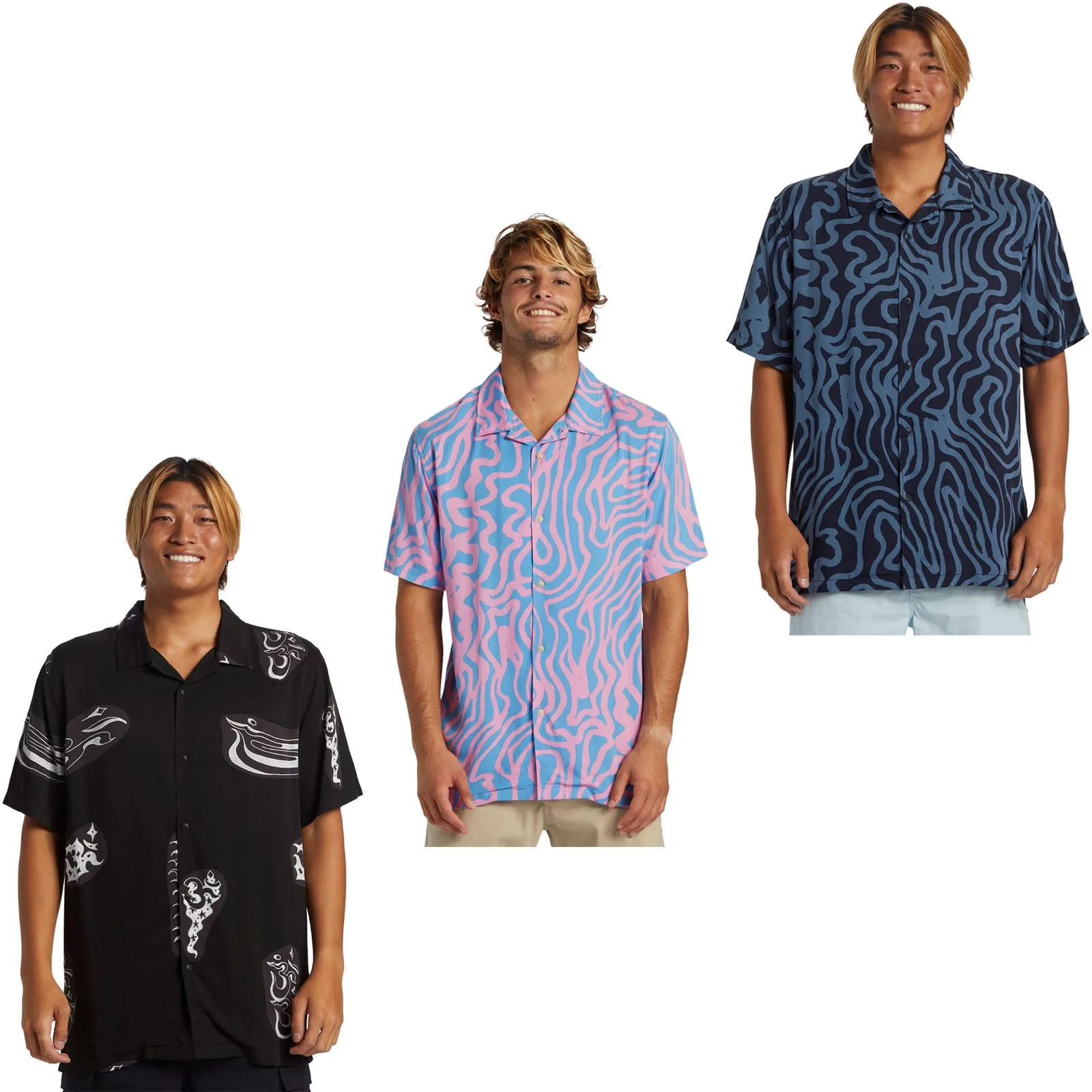 Quiksilver Mens Pool Part Short Sleeve Shirt