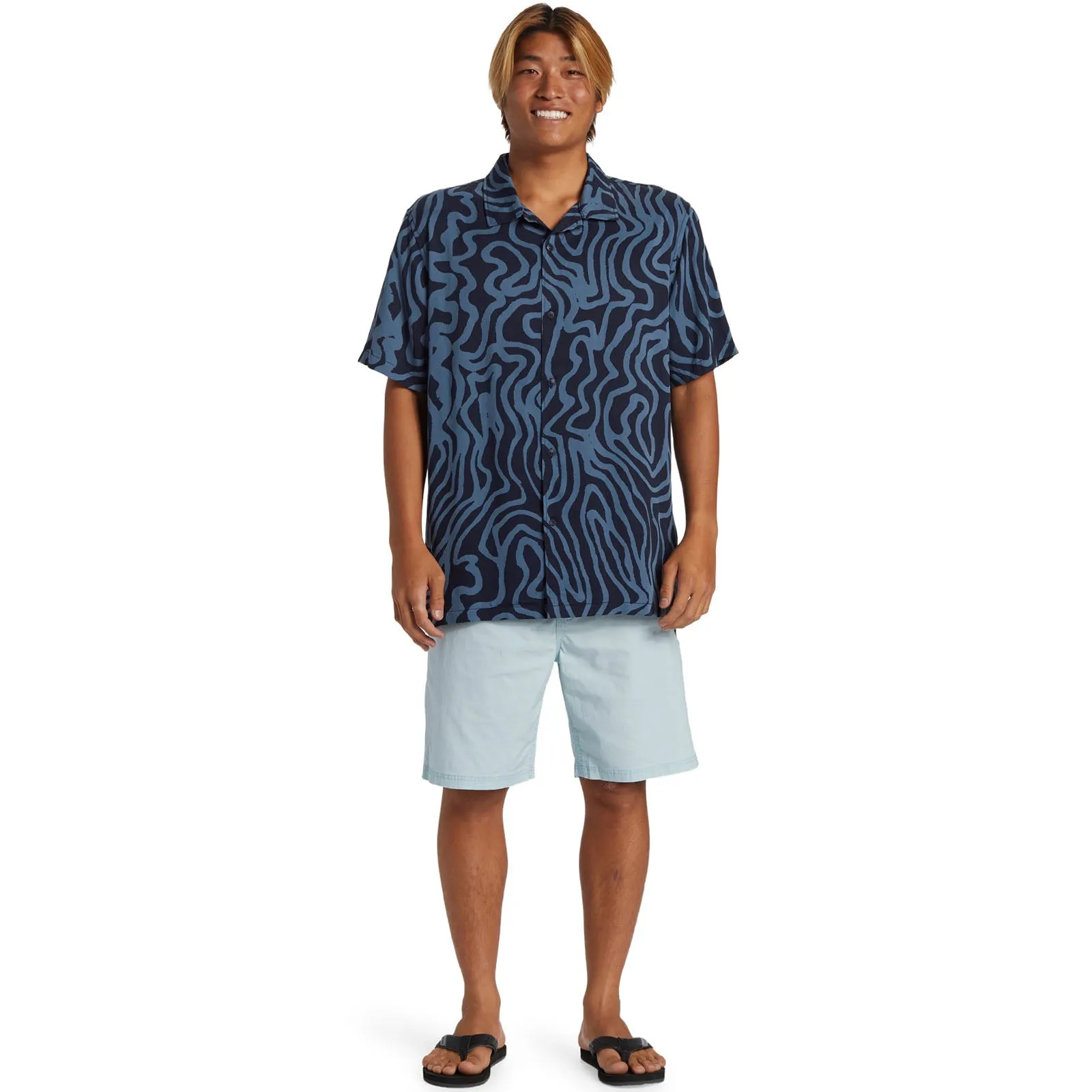 Quiksilver Mens Pool Part Short Sleeve Shirt