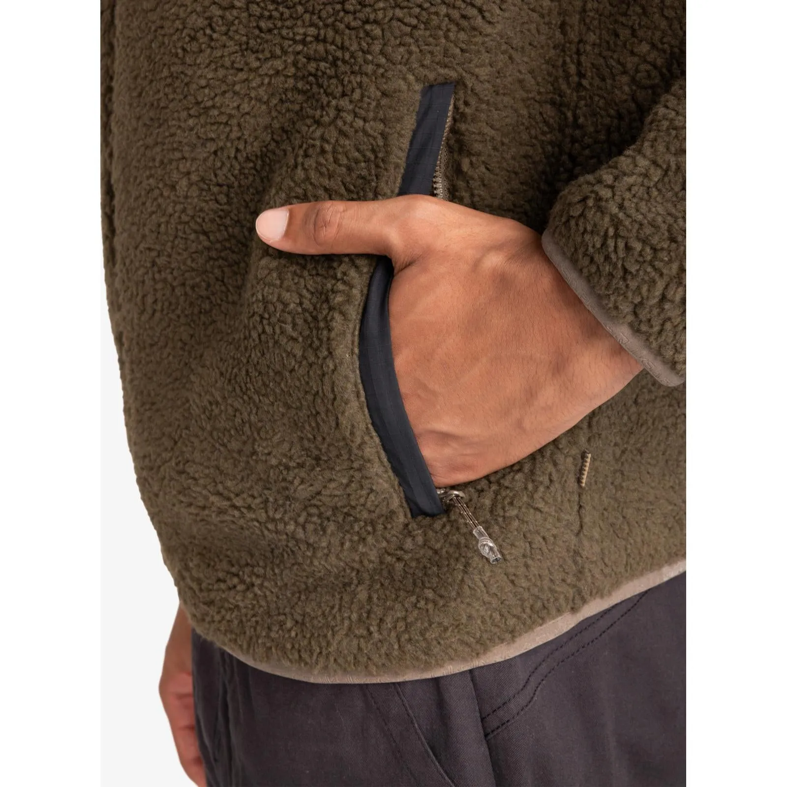 Quiksilver Mens Shallow Water Full Zip Fleece