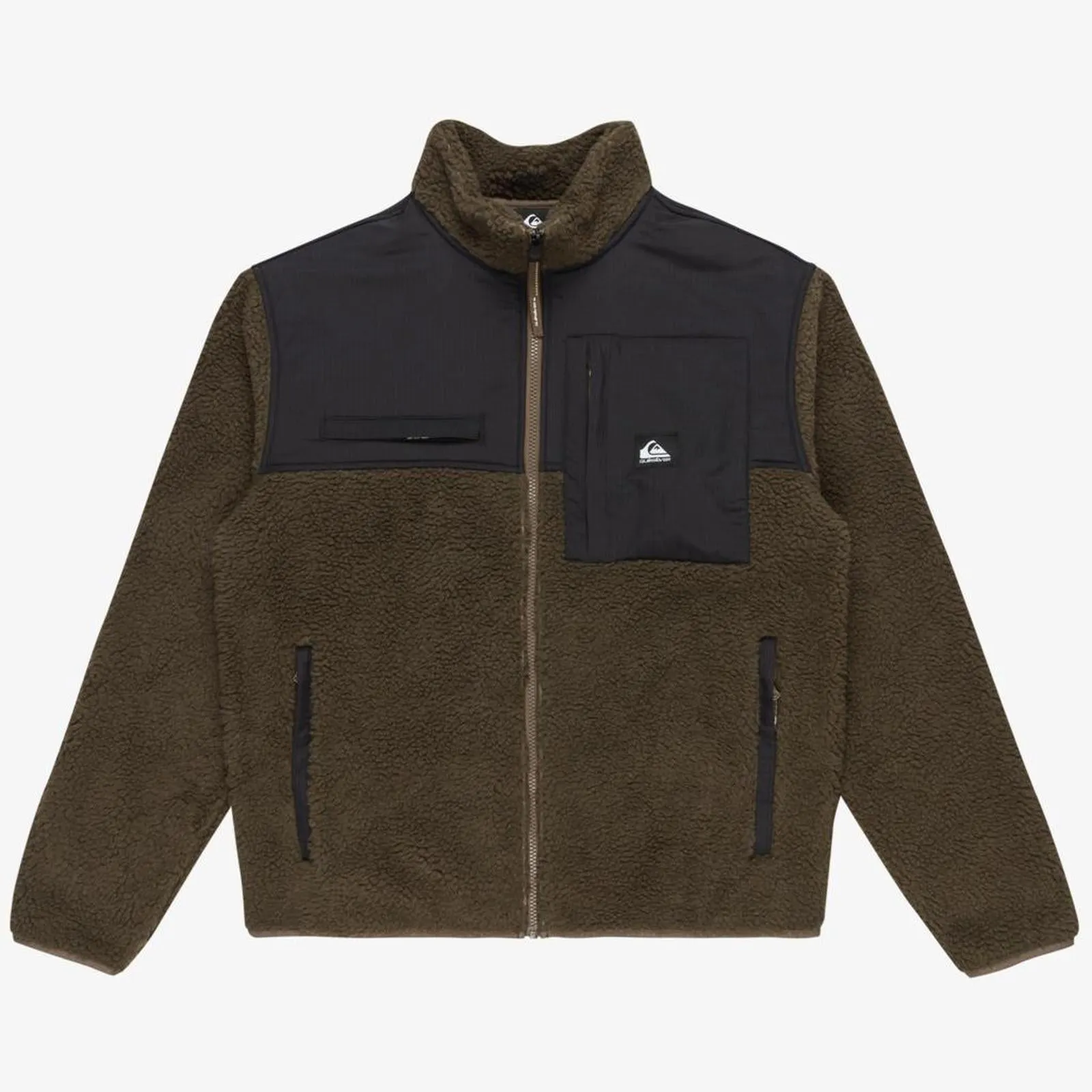 Quiksilver Mens Shallow Water Full Zip Fleece