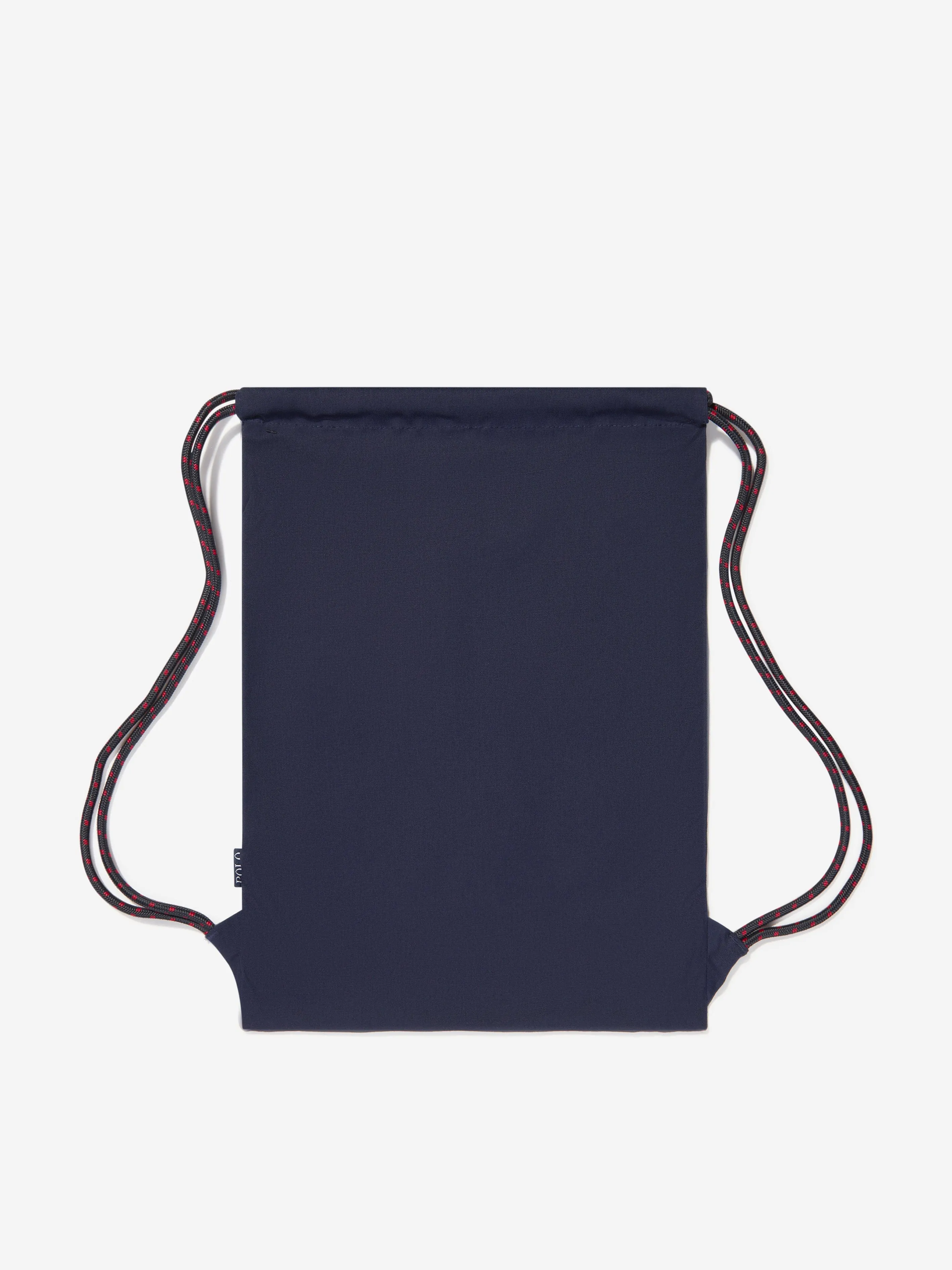 Ralph Lauren Kids Polo Canvas Drawstring Bag in Navy (49cm)