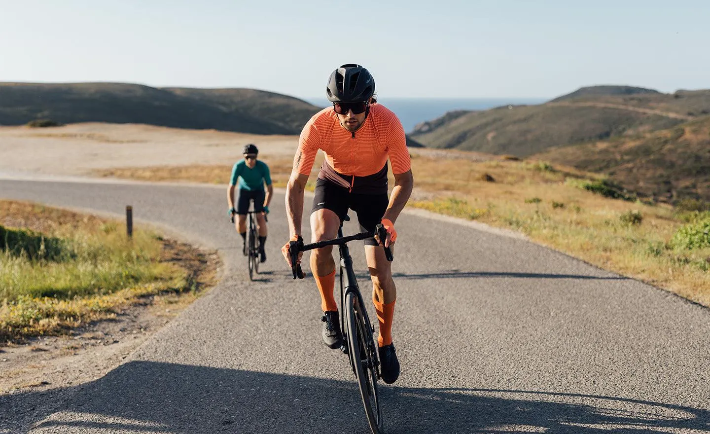 Santini Colore Riga Mens Cycling Jersey (Orange)